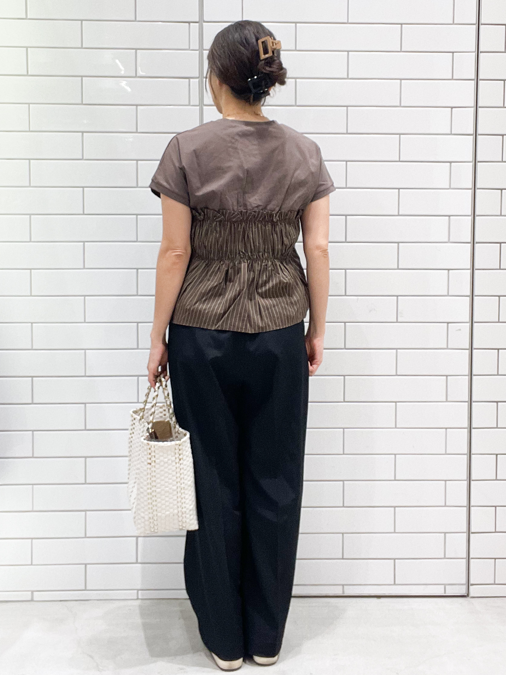 oiさんの「OPAQUE.CLIP｜ビスチェドッキングTシャツ【洗濯機OK】」を使ったコーディネート