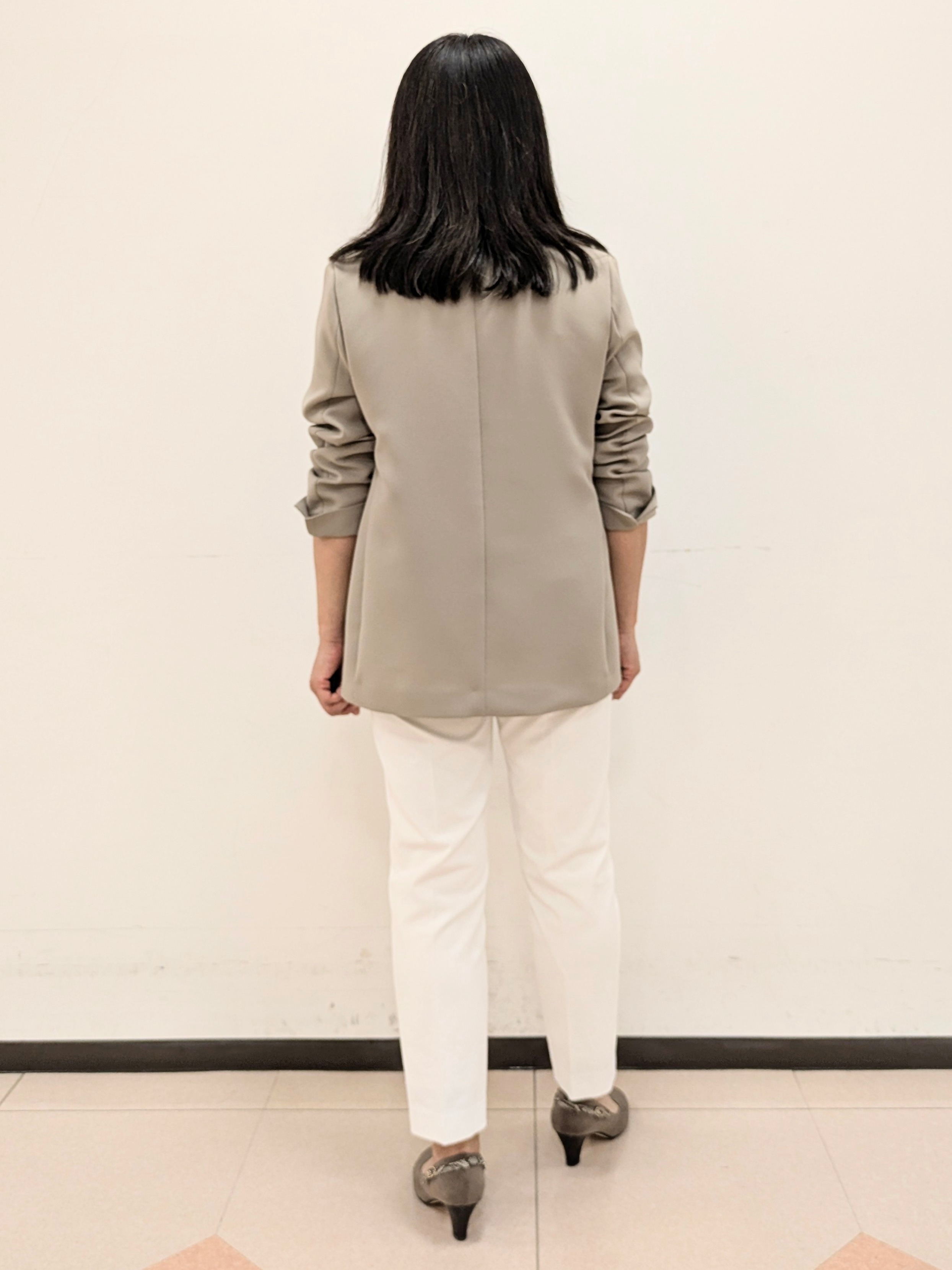 ともさんの「UNTITLED｜◆【洗える/ストレッチ性】ダブルブレストジャケット」を使ったコーディネート