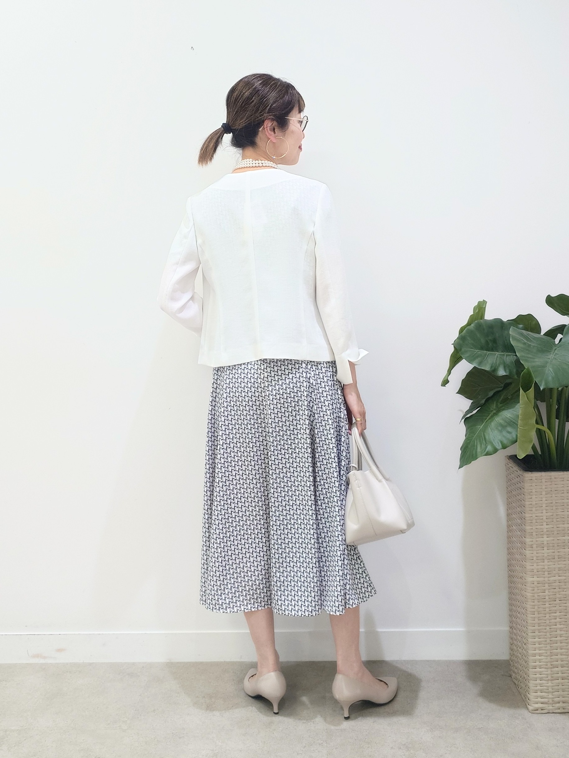 MUTSUKOさんの「UNTITLED｜【清涼感/洗える】ミニマルシルエットジャケット」を使ったコーディネート