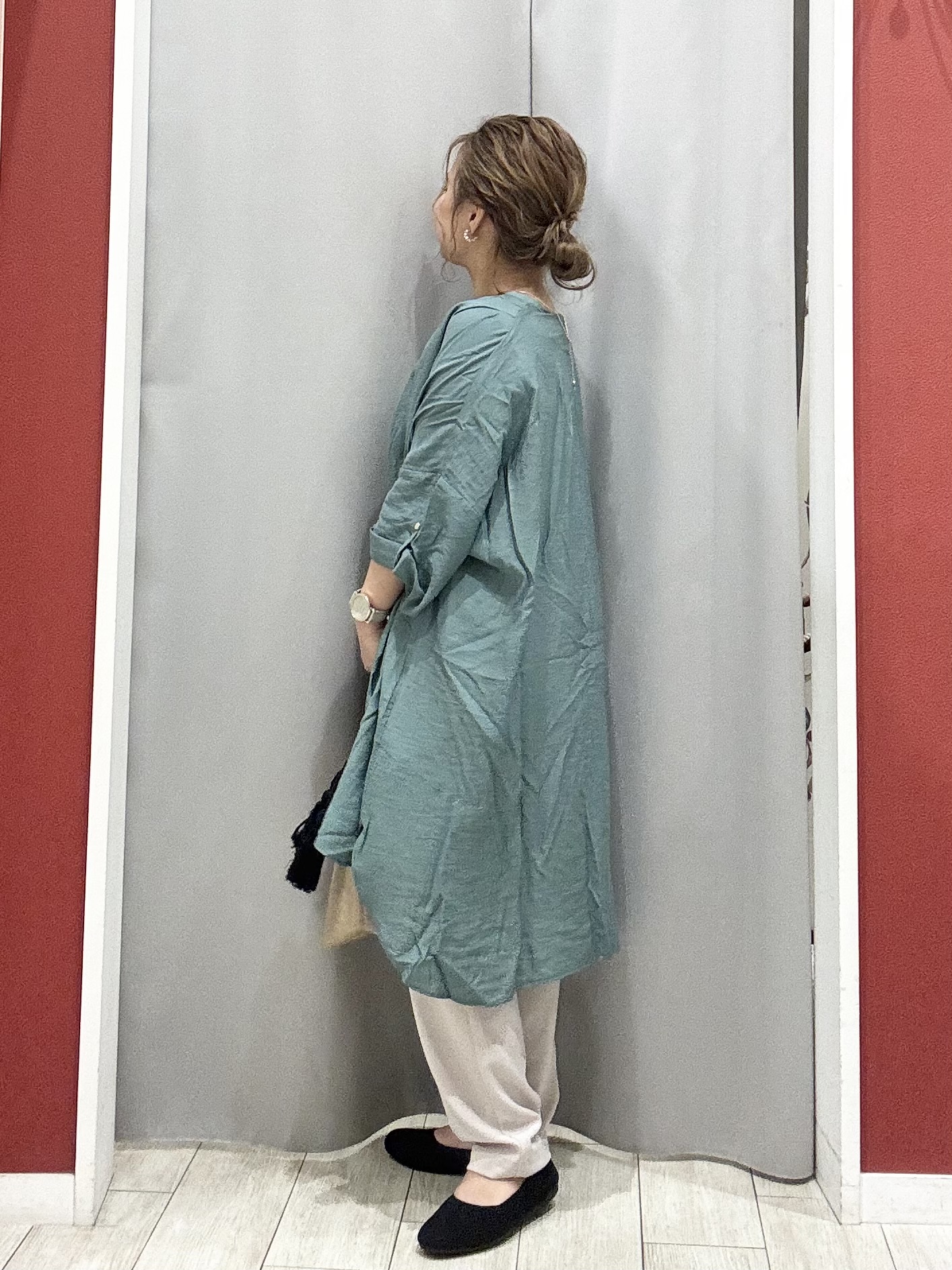 shioさんの「SHOO･LA･RUE｜【S-LL/洗濯機可】気になる体型すっぽり隠す スキッパードルマンチュニック」を使ったコーディネート