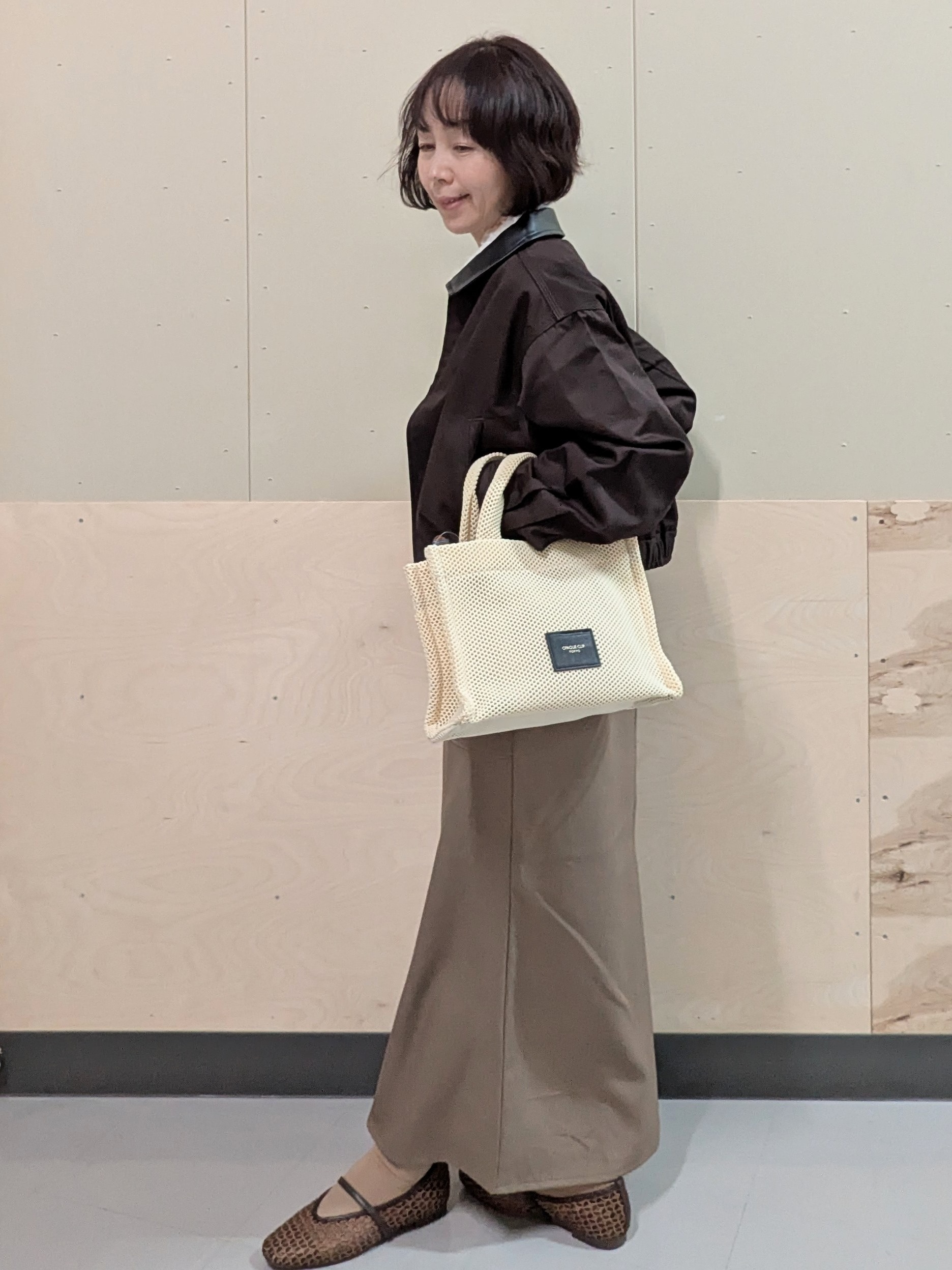 mamさんの「OPAQUE.CLIP｜【Dickies(R)&times;OPAQUE.CLIP】ステンカラーブルゾン」を使ったコーディネート