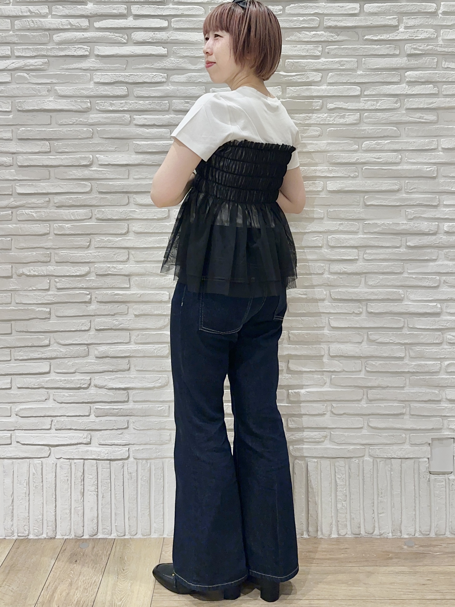 Hana...eさんの「index｜《再入荷》ダブルブレストテーラードジャケット【接触冷感／吸水速乾／イージーアイロン／防シワ／洗濯機O」を使ったコーディネート