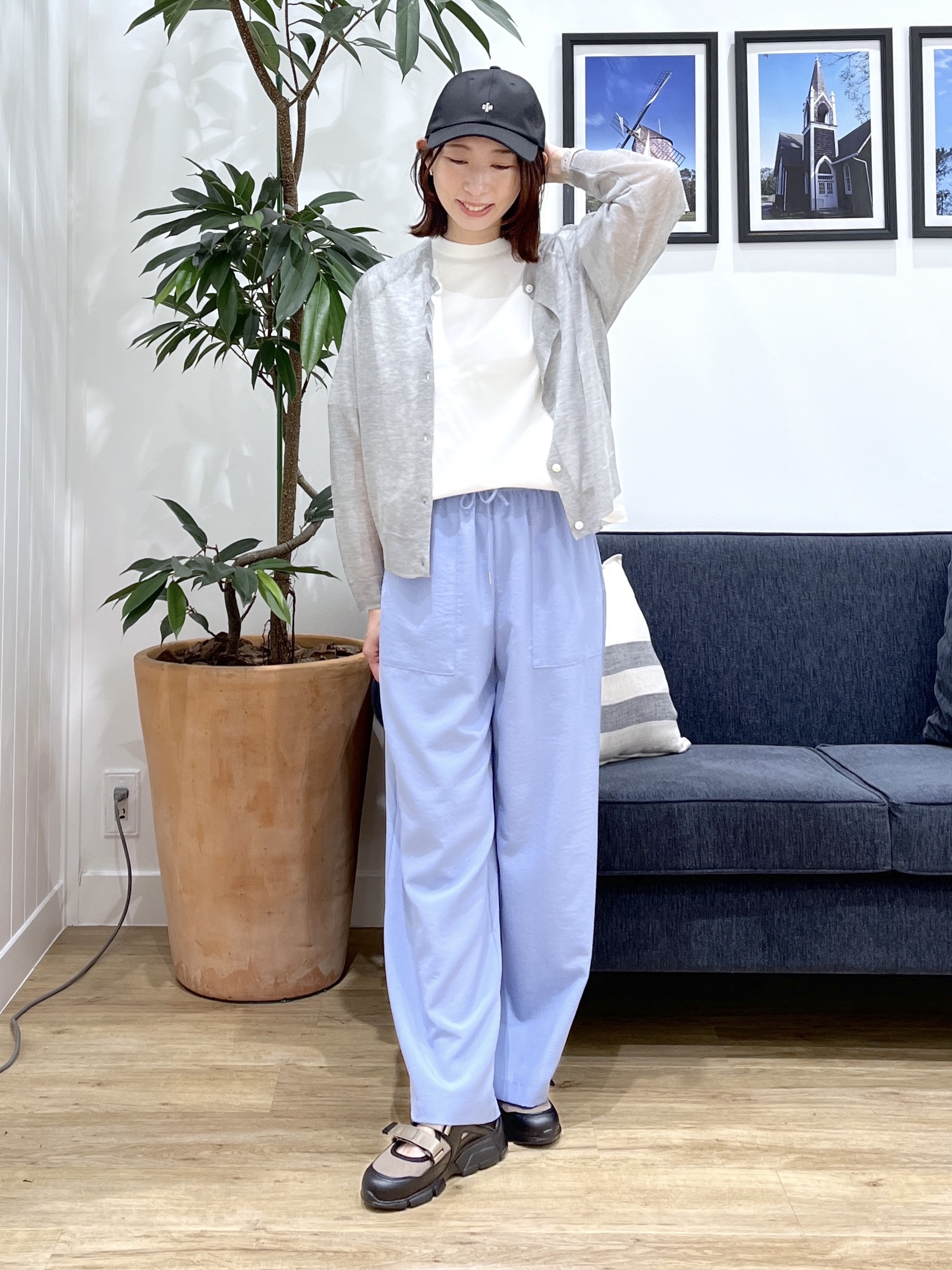 canaさんの「Dessin｜【日本製】和歌山ローズペトールTシャツ」を使ったコーディネート