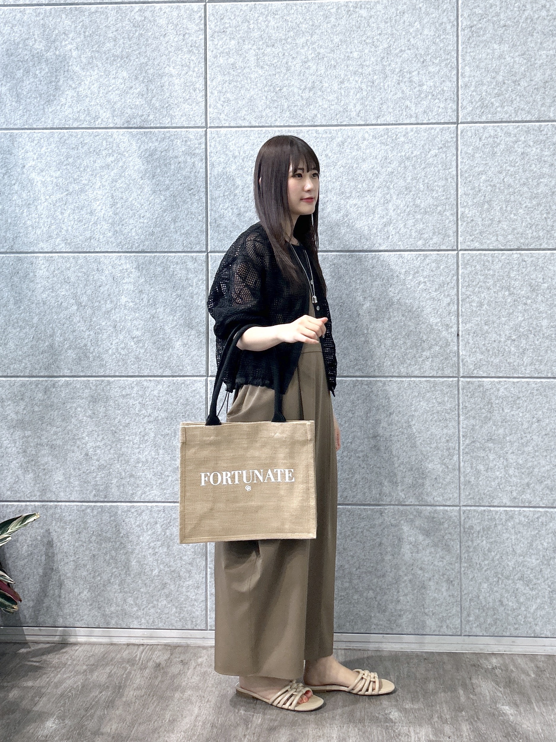 Renoさんの「INDIVI｜アートメッシュブルゾン」を使ったコーディネート