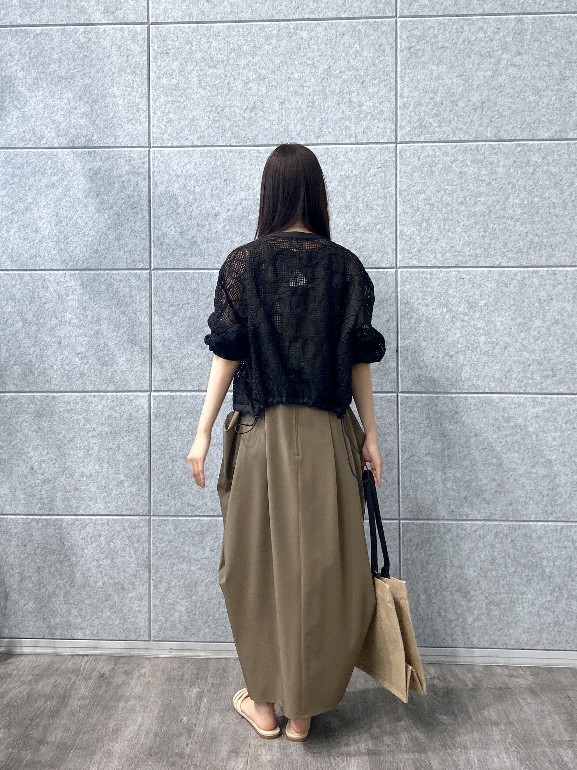 Renoさんの「INDIVI｜アートメッシュブルゾン」を使ったコーディネート