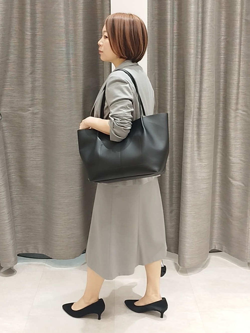 s u g iさんの「UNTITLED｜【UV/接触冷感/スーツ】ジャージテーラードジャケット」を使ったコーディネート