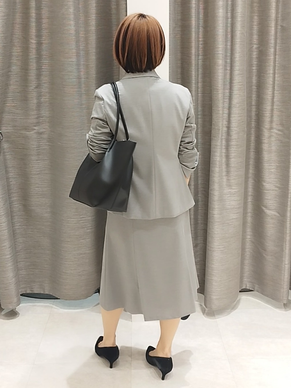 s u g iさんの「UNTITLED｜【UV/接触冷感/スーツ】ジャージテーラードジャケット」を使ったコーディネート