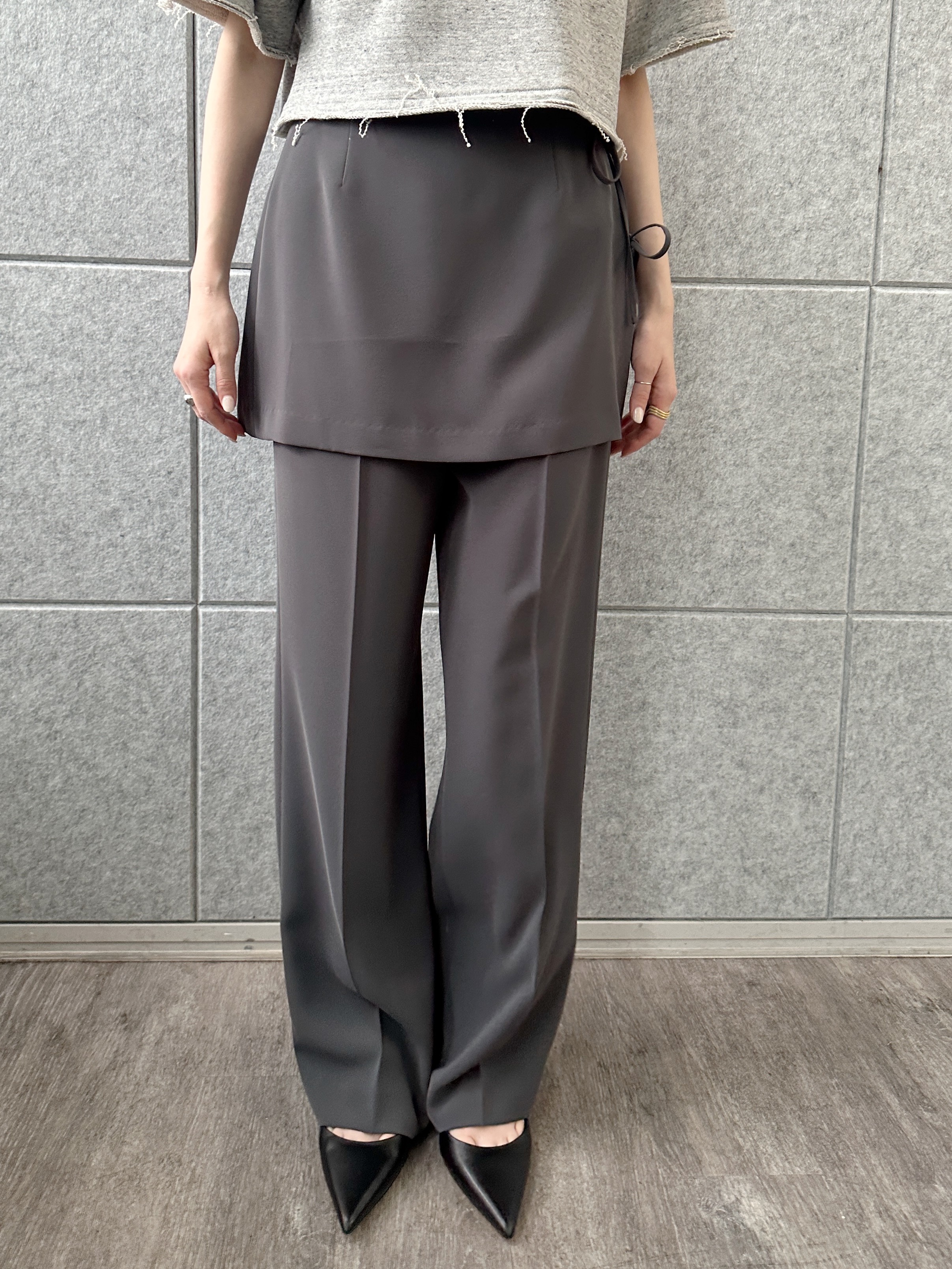 Buyer sakkoさんの「CODE A｜back open half－sleeve sweat」を使ったコーディネート