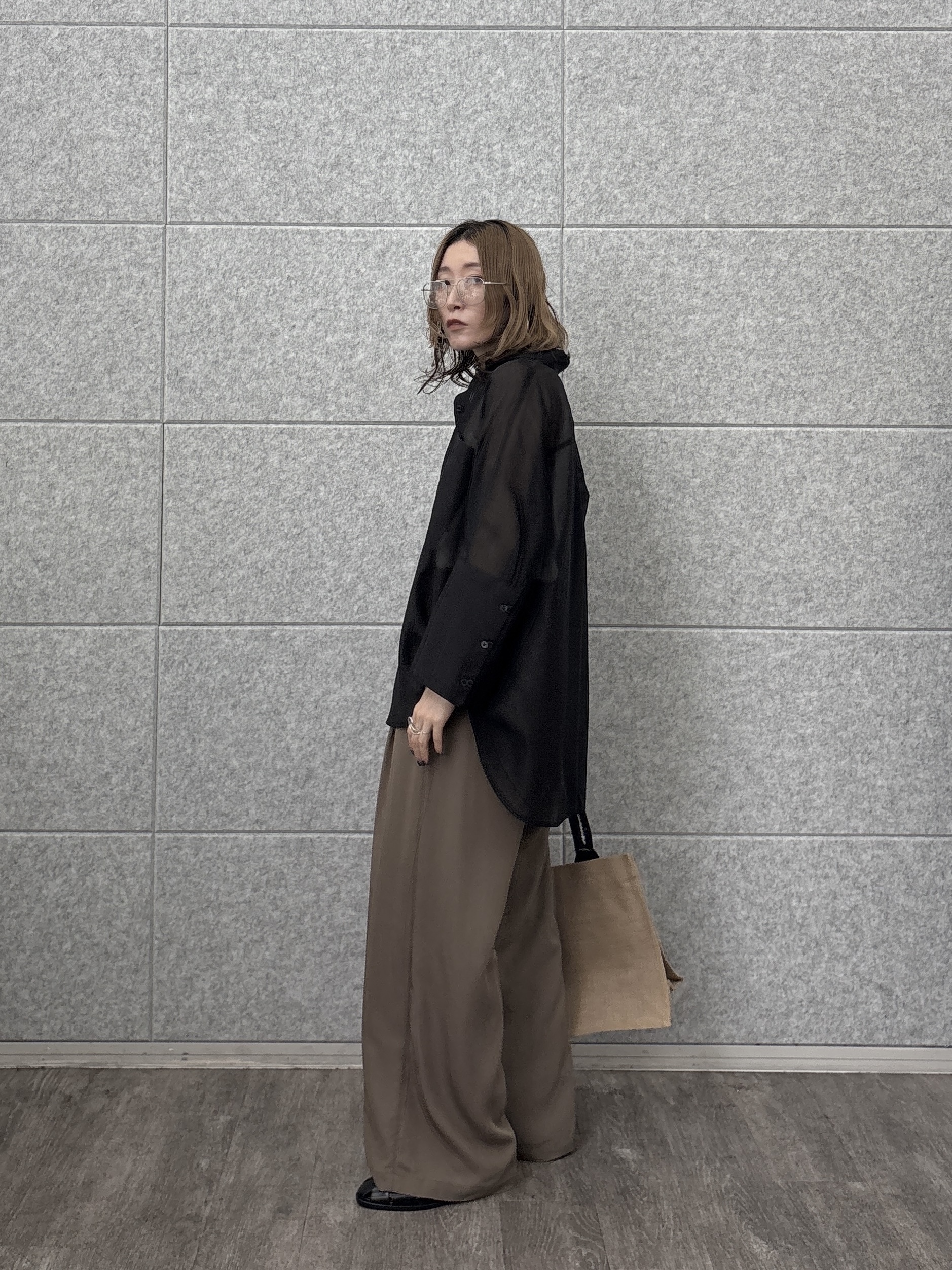kotakiさんの「INDIVI｜【接触冷感】シアーコクーンブラウス」を使ったコーディネート
