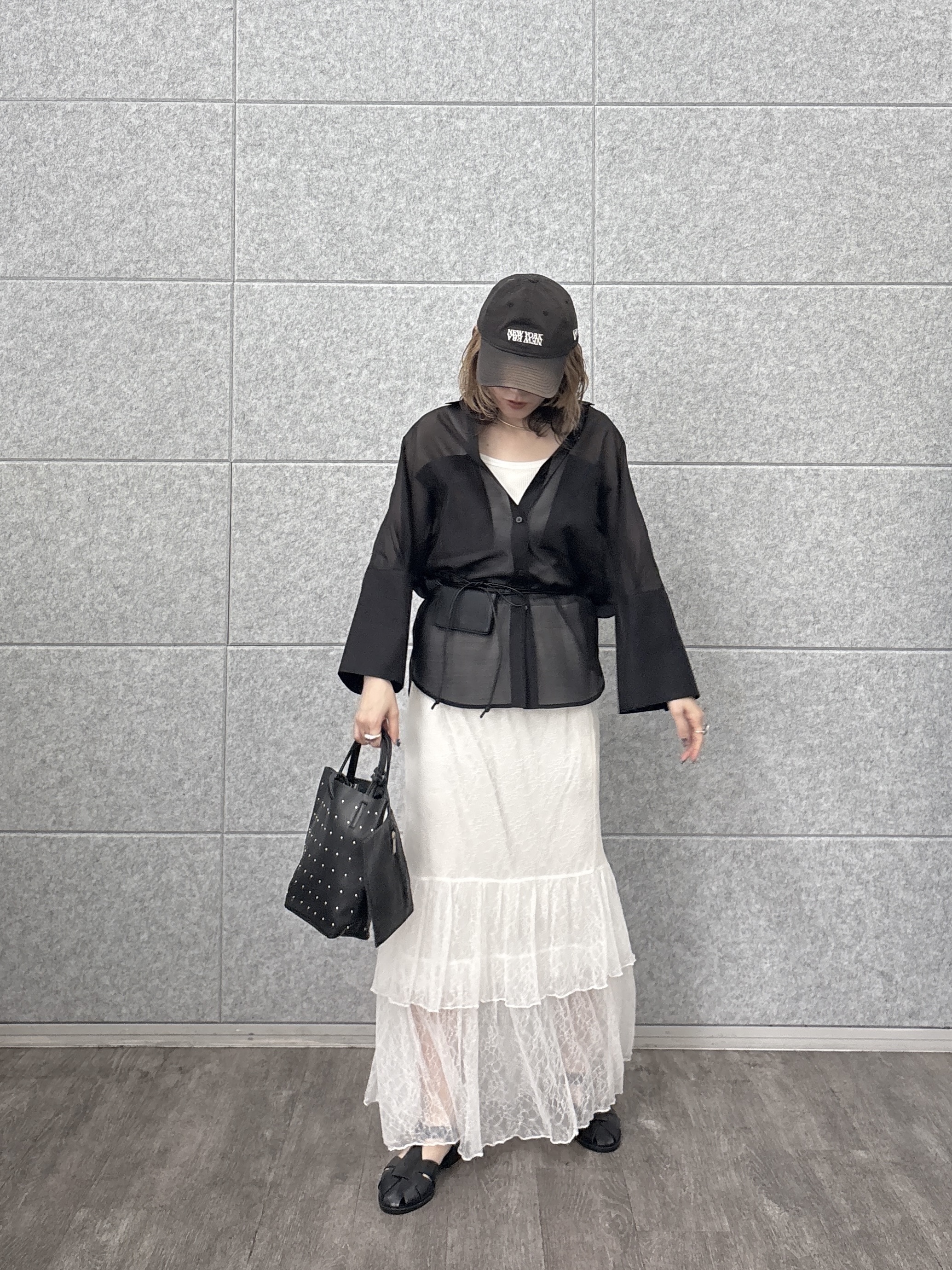 kotakiさんの「INDIVI｜【接触冷感】シアーコクーンブラウス」を使ったコーディネート