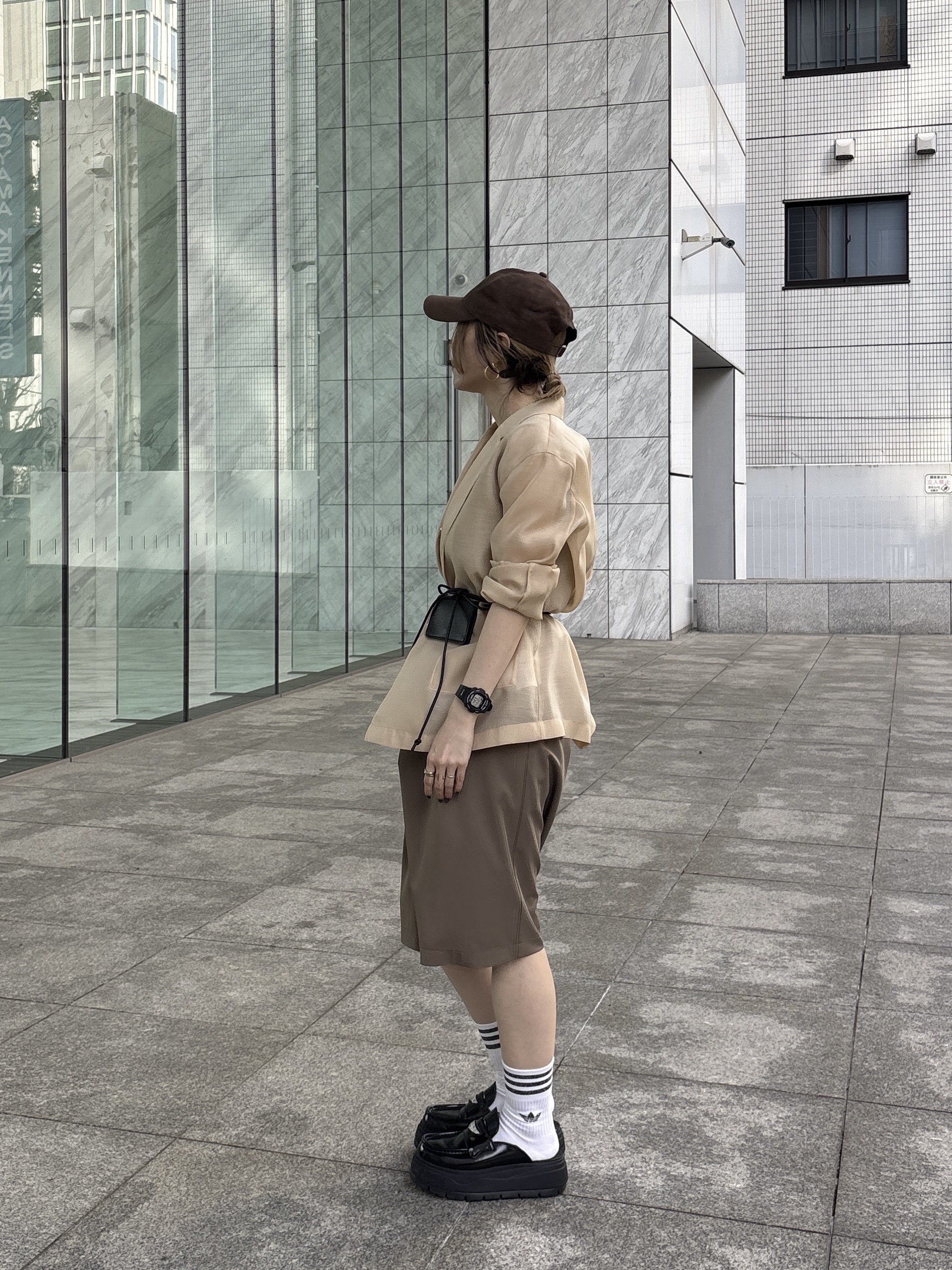 kotakiさんの「INDIVI｜【接触冷感/通気性】シアーシャツジャケット」を使ったコーディネート