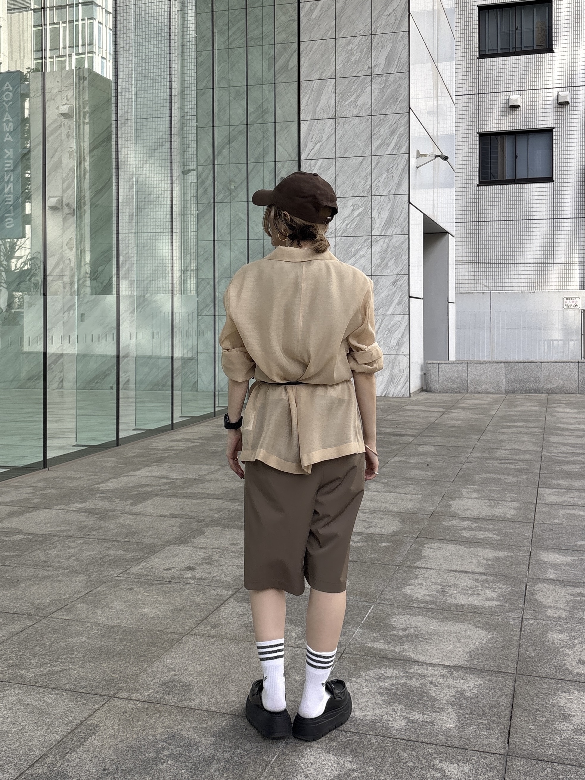 kotakiさんの「INDIVI｜【接触冷感/通気性】シアーシャツジャケット」を使ったコーディネート