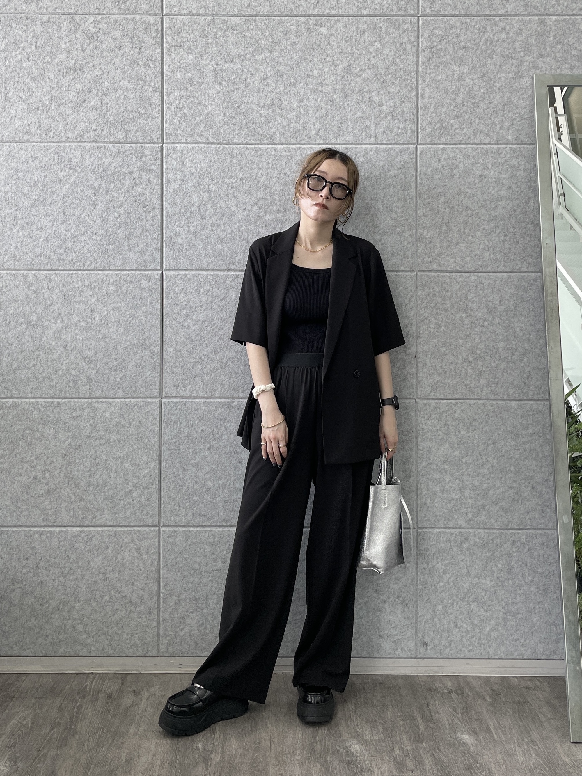 kotakiさんの「INDIVI｜Comfy SET UP｜ハーフスリーブジャケット【セットアップ対応／通勤／接触冷感／UVカット】」を使ったコーディネート