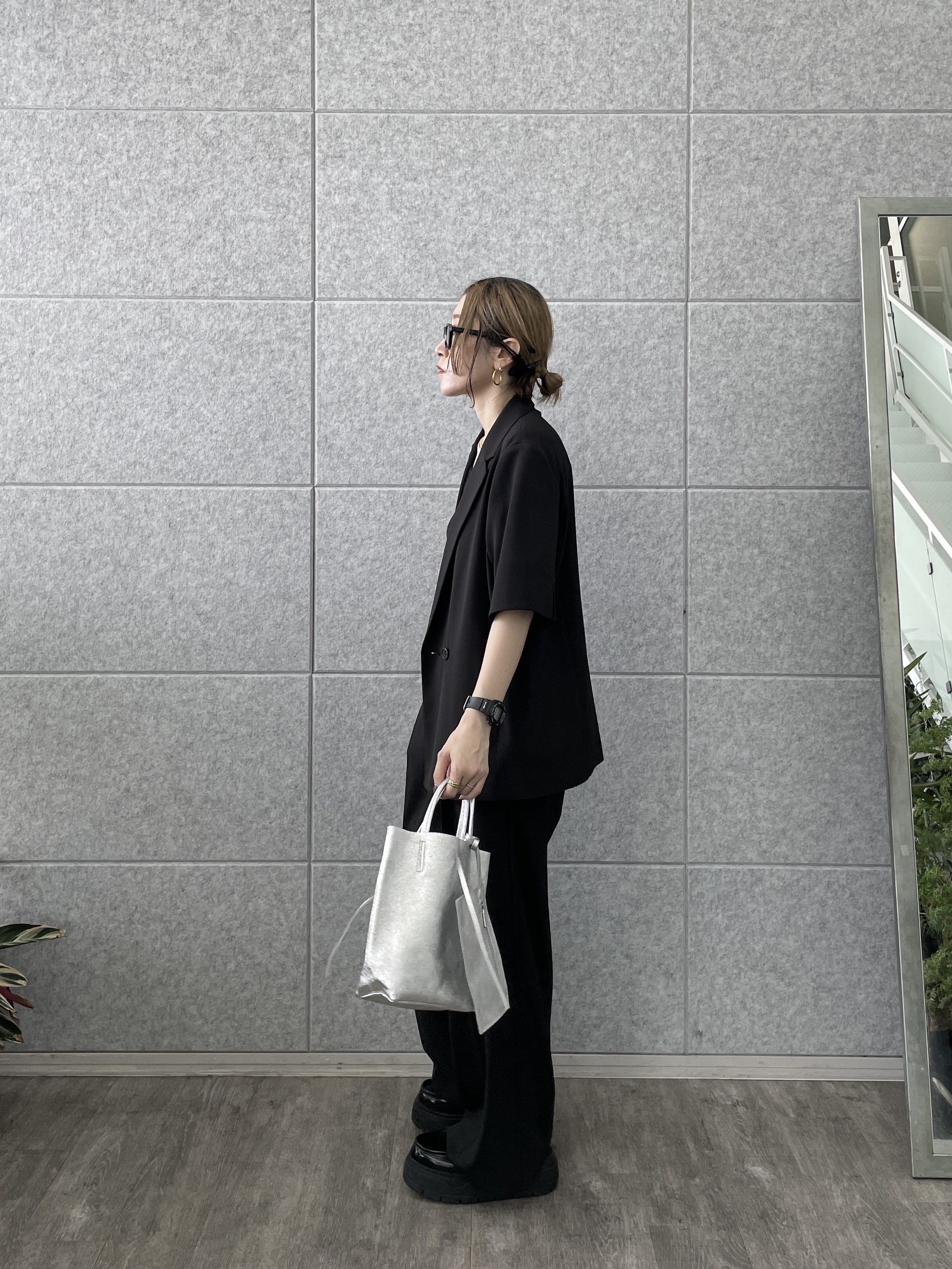 kotakiさんの「INDIVI｜Comfy SET UP｜ハーフスリーブジャケット【セットアップ対応／通勤／接触冷感／UVカット】」を使ったコーディネート