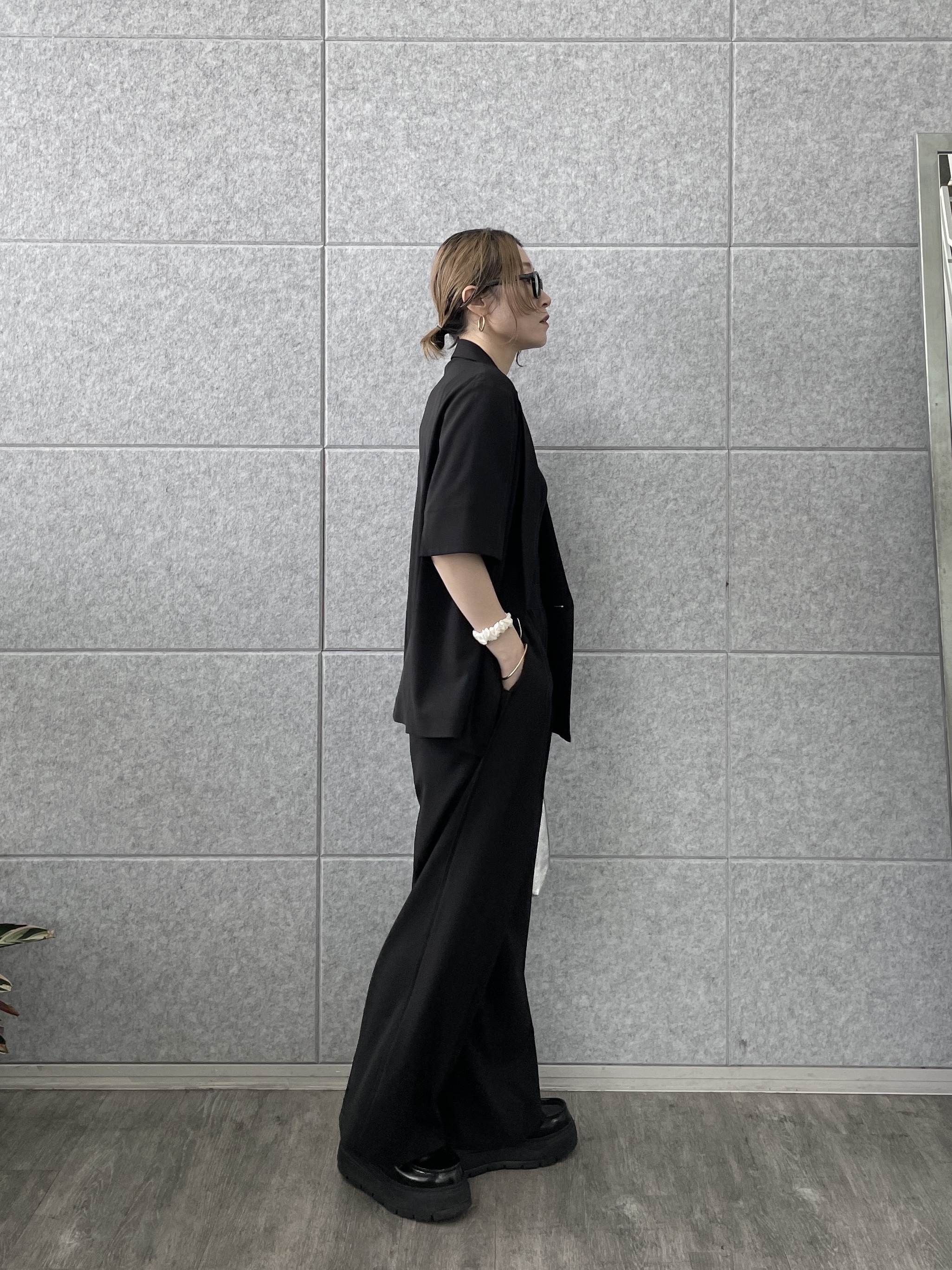 kotakiさんの「INDIVI｜Comfy SET UP｜ハーフスリーブジャケット【セットアップ対応／通勤／接触冷感／UVカット】」を使ったコーディネート