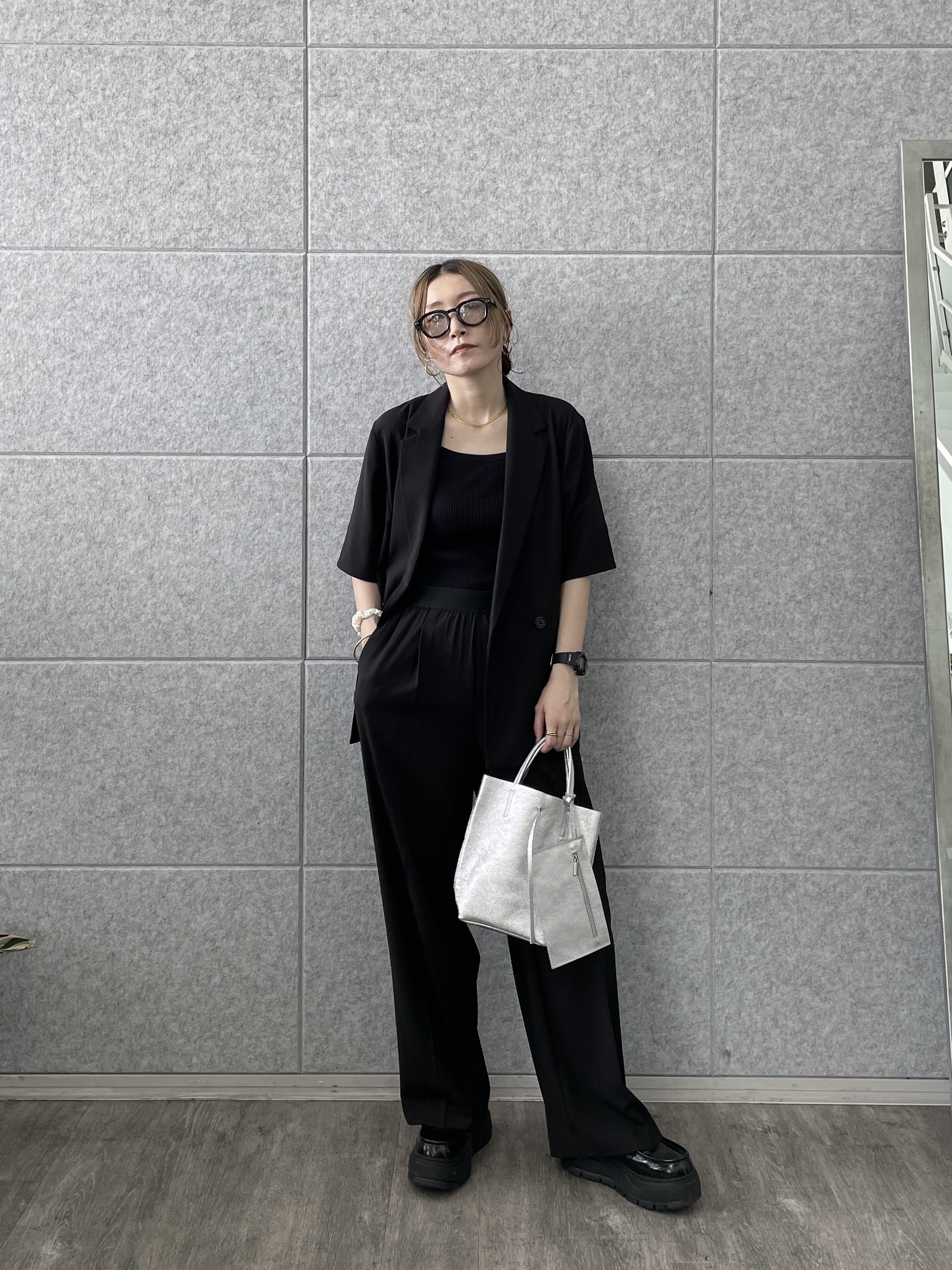 kotakiさんの「INDIVI｜Comfy SET UP｜ハーフスリーブジャケット【セットアップ対応／通勤／接触冷感／UVカット】」を使ったコーディネート