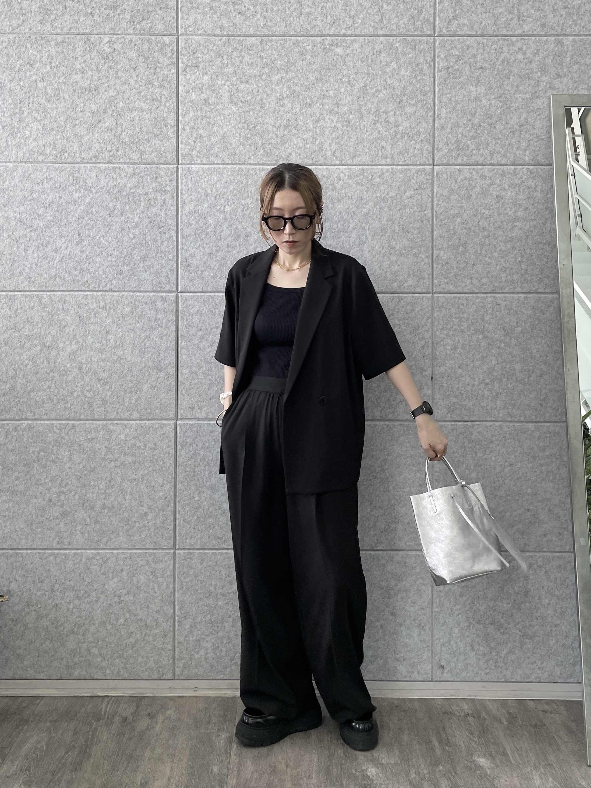 kotakiさんの「INDIVI｜Comfy SET UP｜ハーフスリーブジャケット【セットアップ対応／通勤／接触冷感／UVカット】」を使ったコーディネート