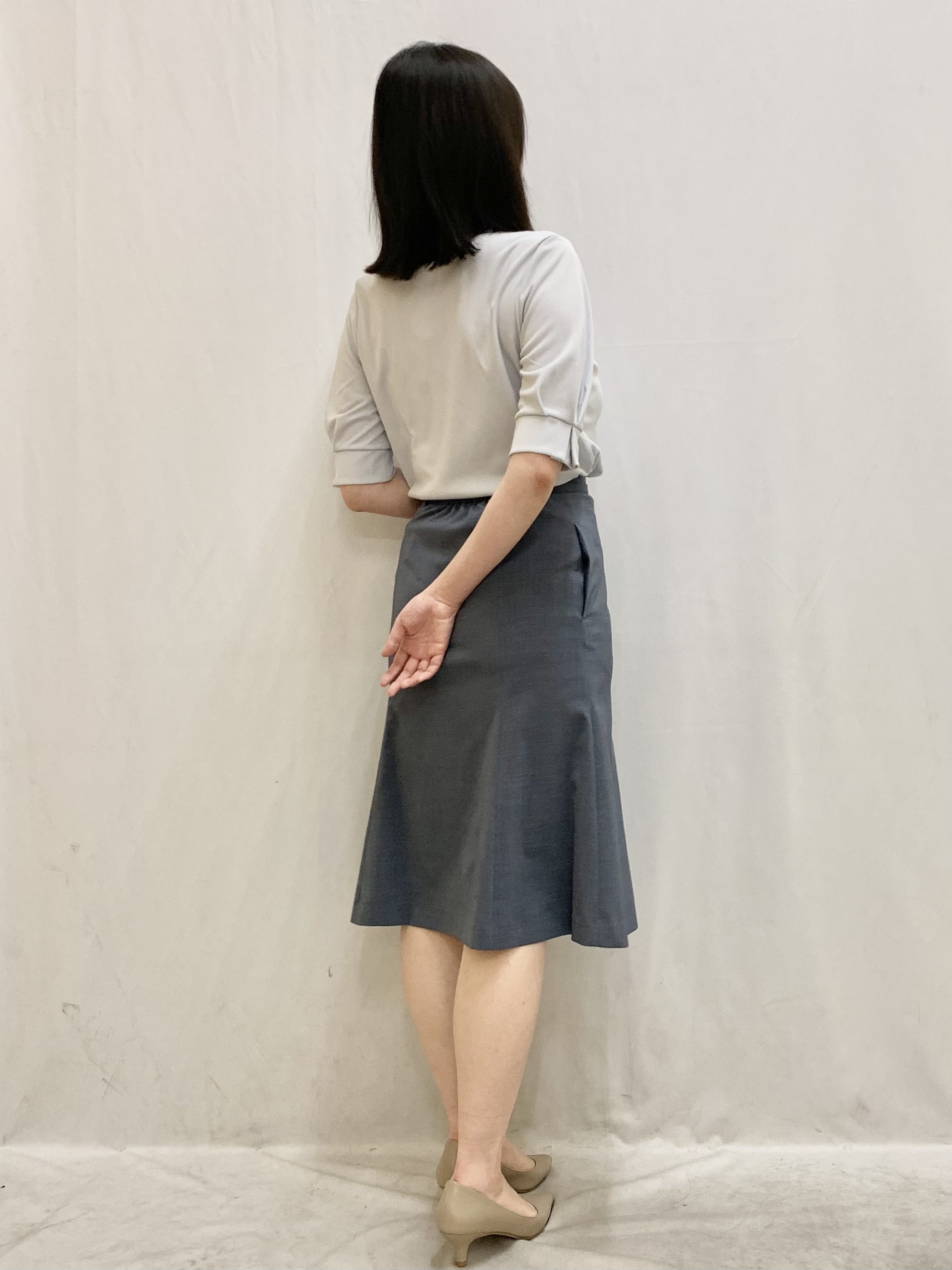 kasumiさんの「index｜UV バンドカラートップス【洗濯機OK／吸水速乾／接触冷感】《S～3L／6col》」を使ったコーディネート