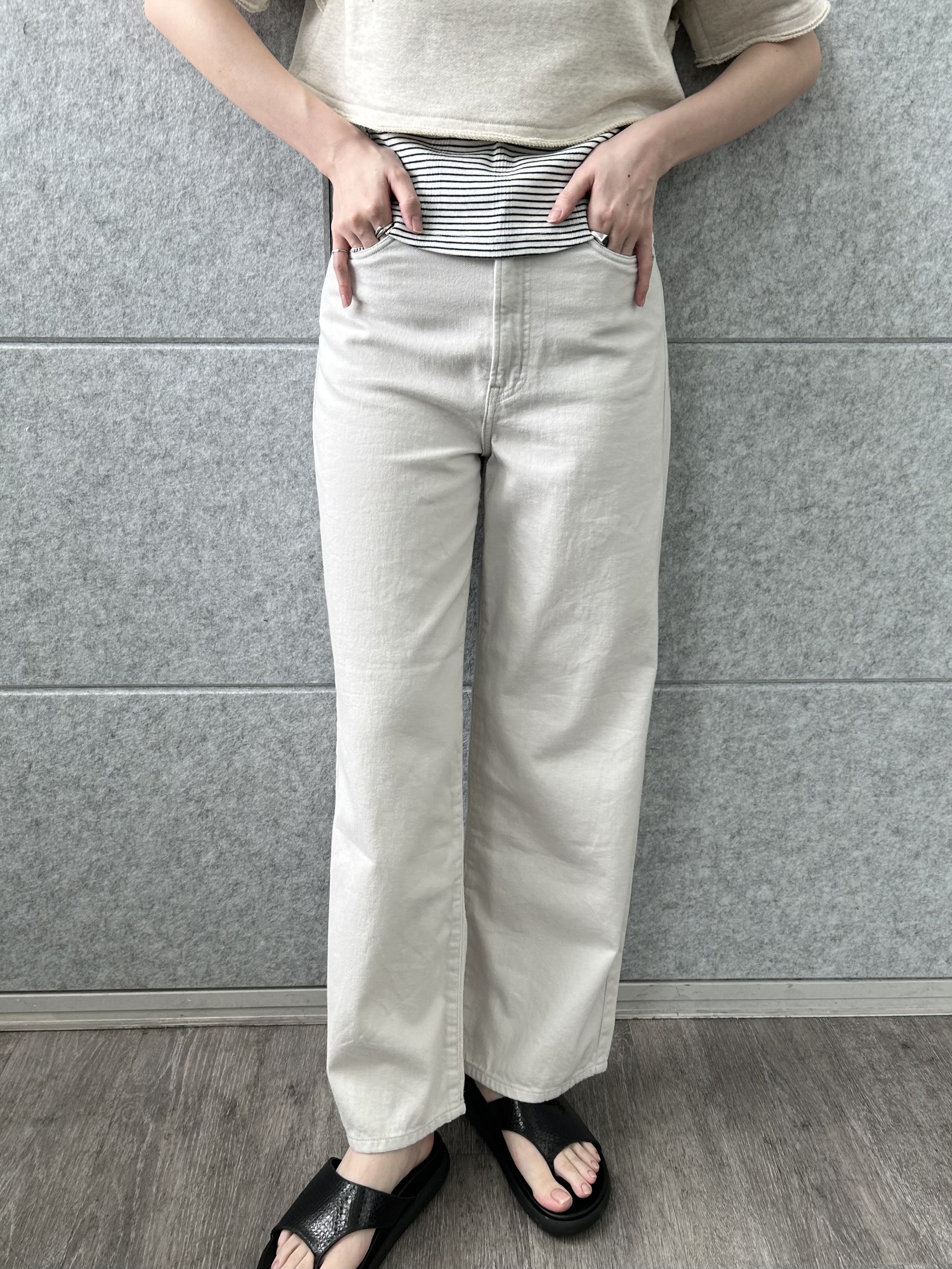 honoka Aさんの「CODE A｜back open half－sleeve sweat」を使ったコーディネート