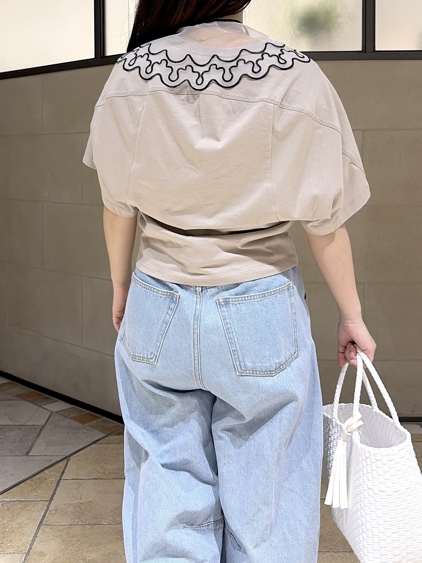 よねさんの「INDIVI｜【UVカット】ラグランフォルムカットソー」を使ったコーディネート