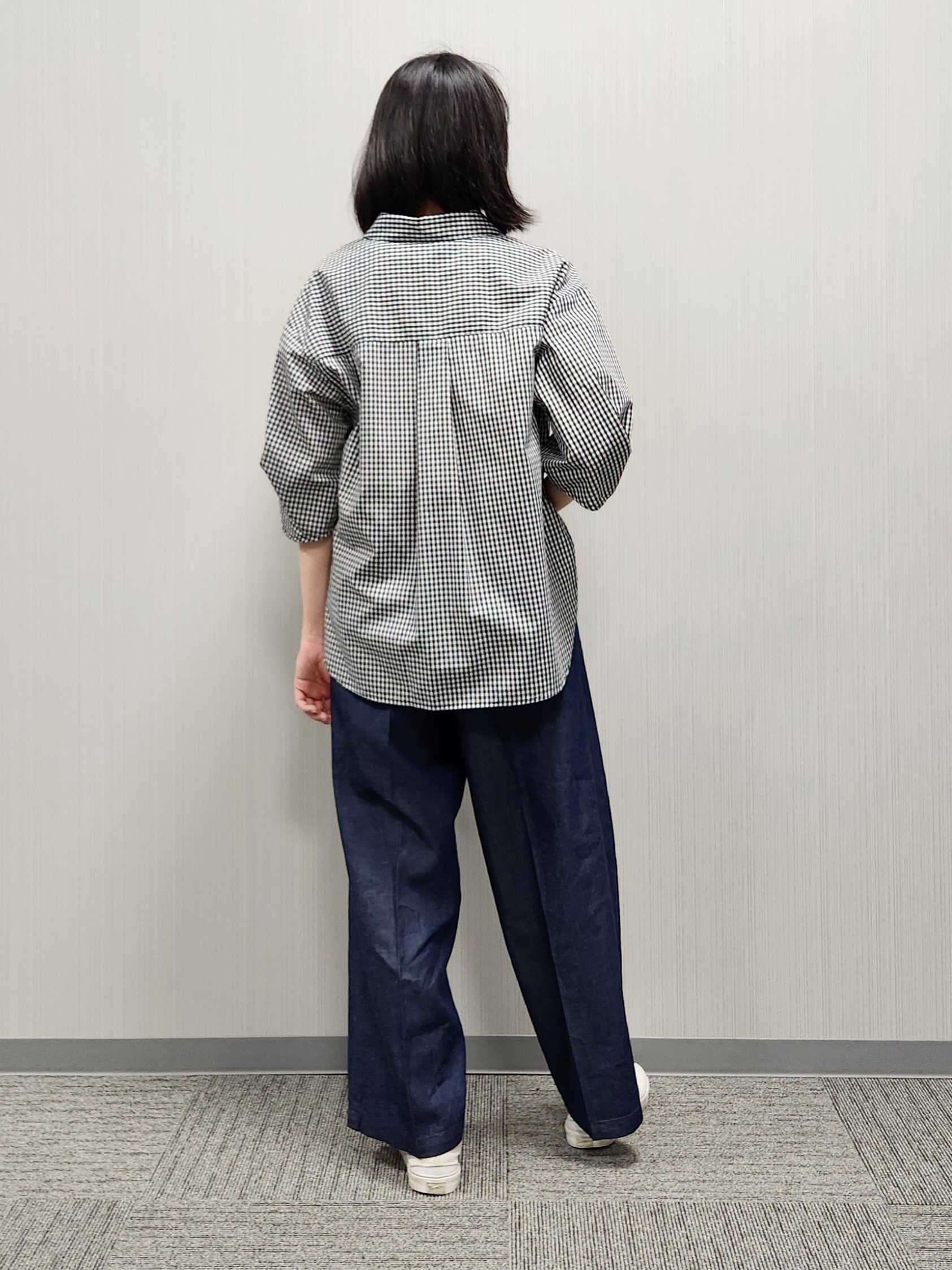 naraさんの「Dessin｜【洗える】スキッパーシャツブラウス」を使ったコーディネート