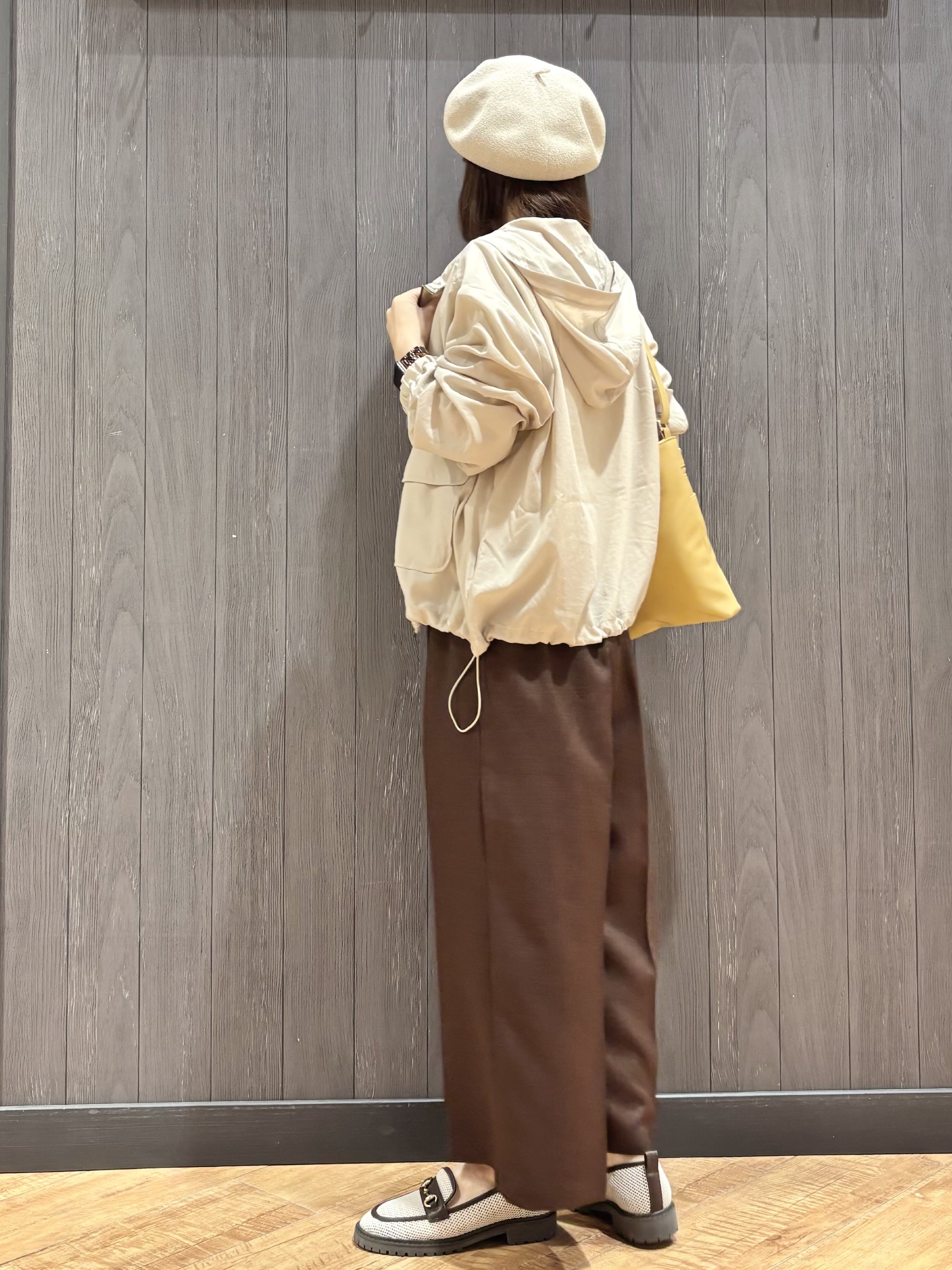 meiさんの「SHOO･LA･RUE｜【S-LL/二の腕カバー】品よく隠せる ドット刺繍5分袖ニット」を使ったコーディネート