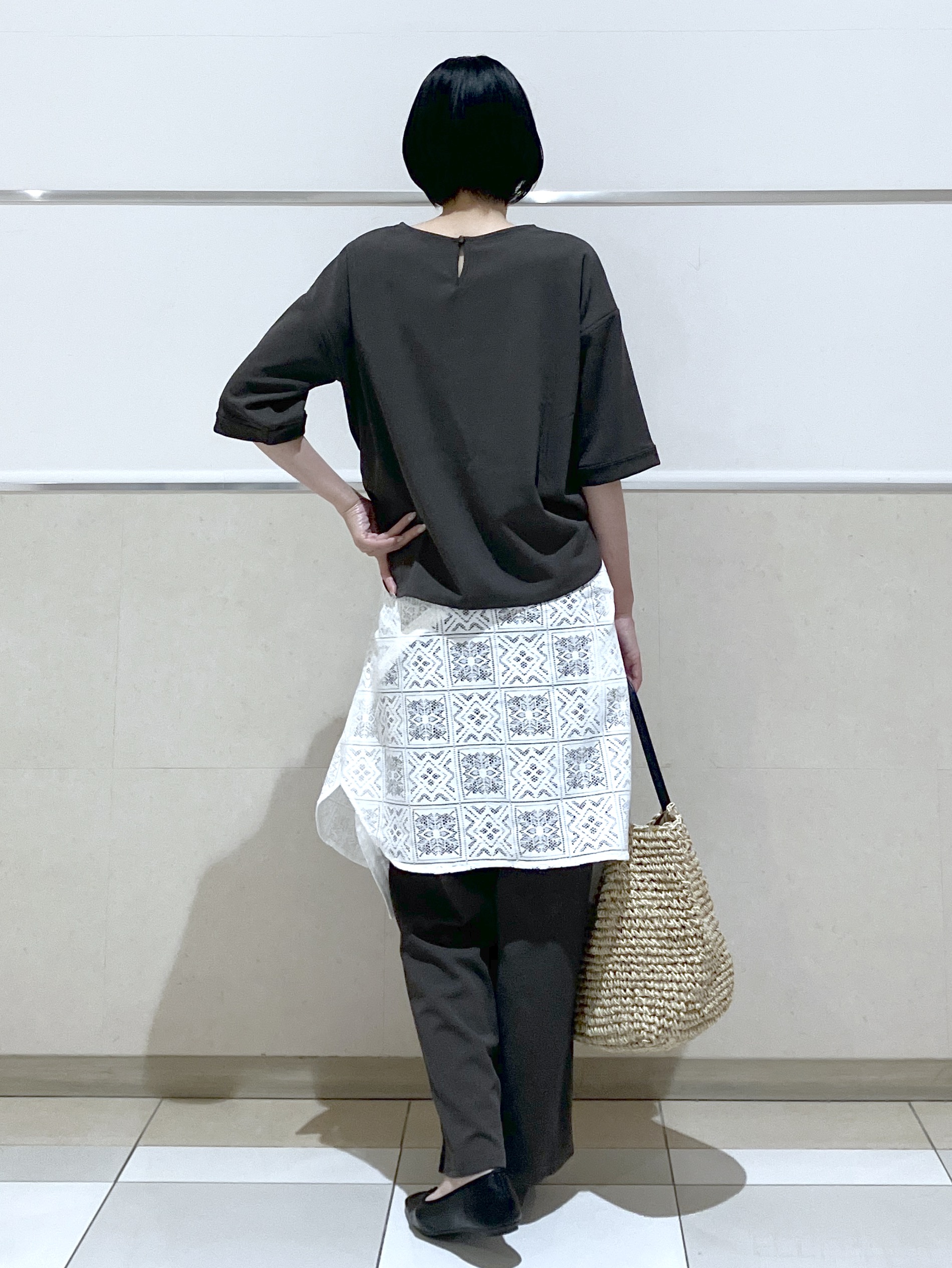 eriko さんの「Dessin｜【2点セット/洗える】ジョーゼットセットアップ」を使ったコーディネート