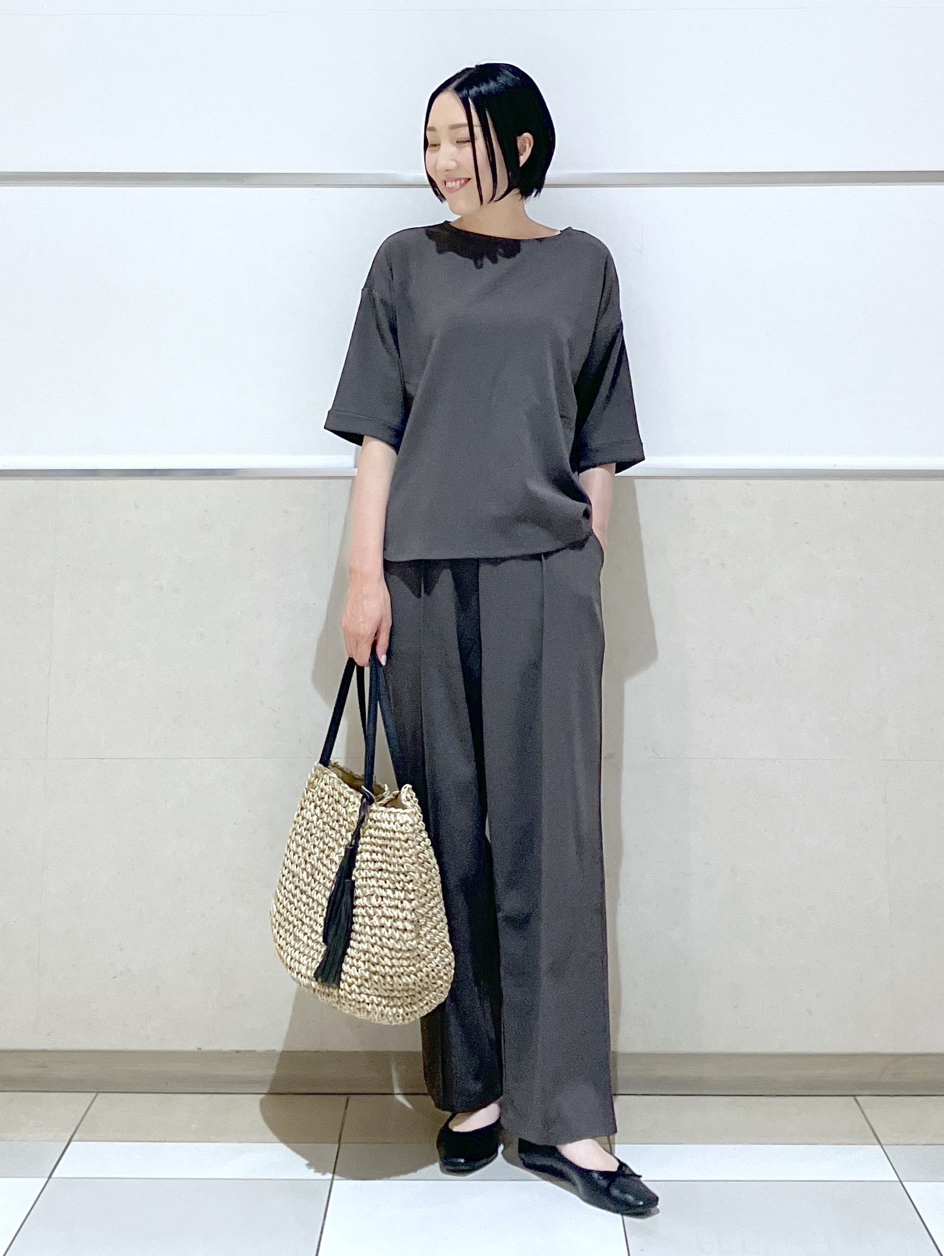 eriko さんの「Dessin｜【2点セット/洗える】ジョーゼットセットアップ」を使ったコーディネート