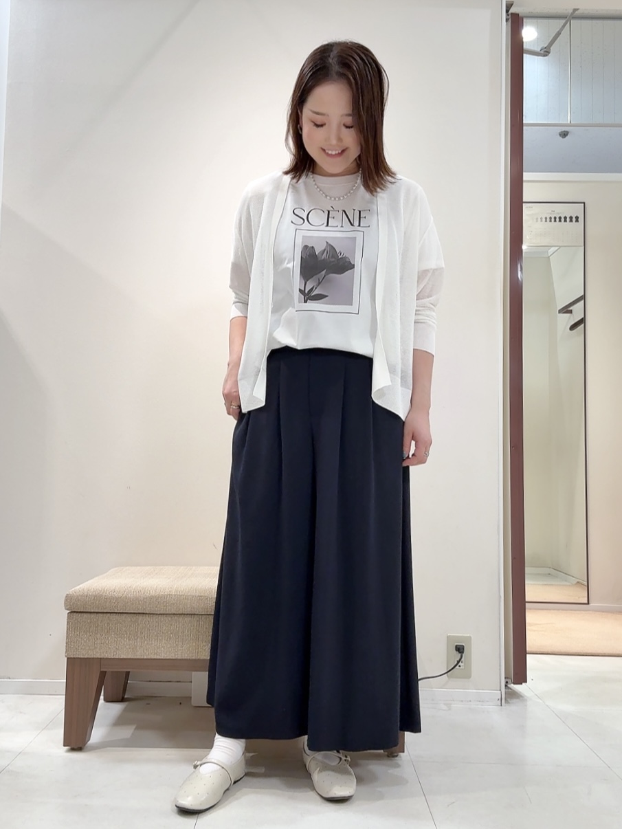 YUIさんの「UNTITLED｜【日除け・冷房対策に】コットンリネンカーディガン」を使ったコーディネート