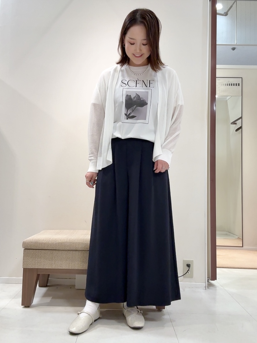 YUIさんの「UNTITLED｜【日除け・冷房対策に】コットンリネンカーディガン」を使ったコーディネート