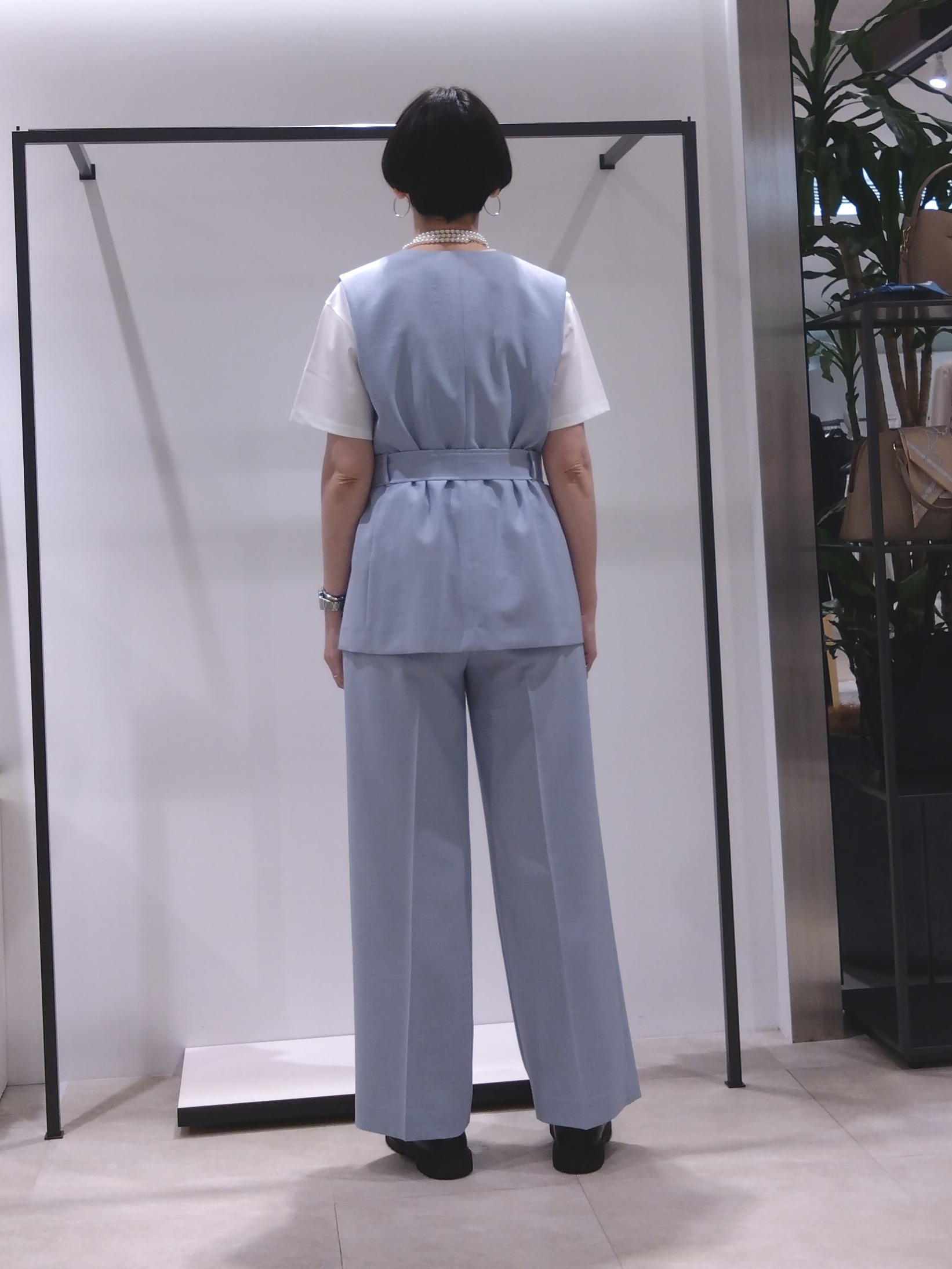 まちこさんの「UNTITLED｜◆【UV/接触冷感/セットアップ可】スラブワイドパンツ」を使ったコーディネート