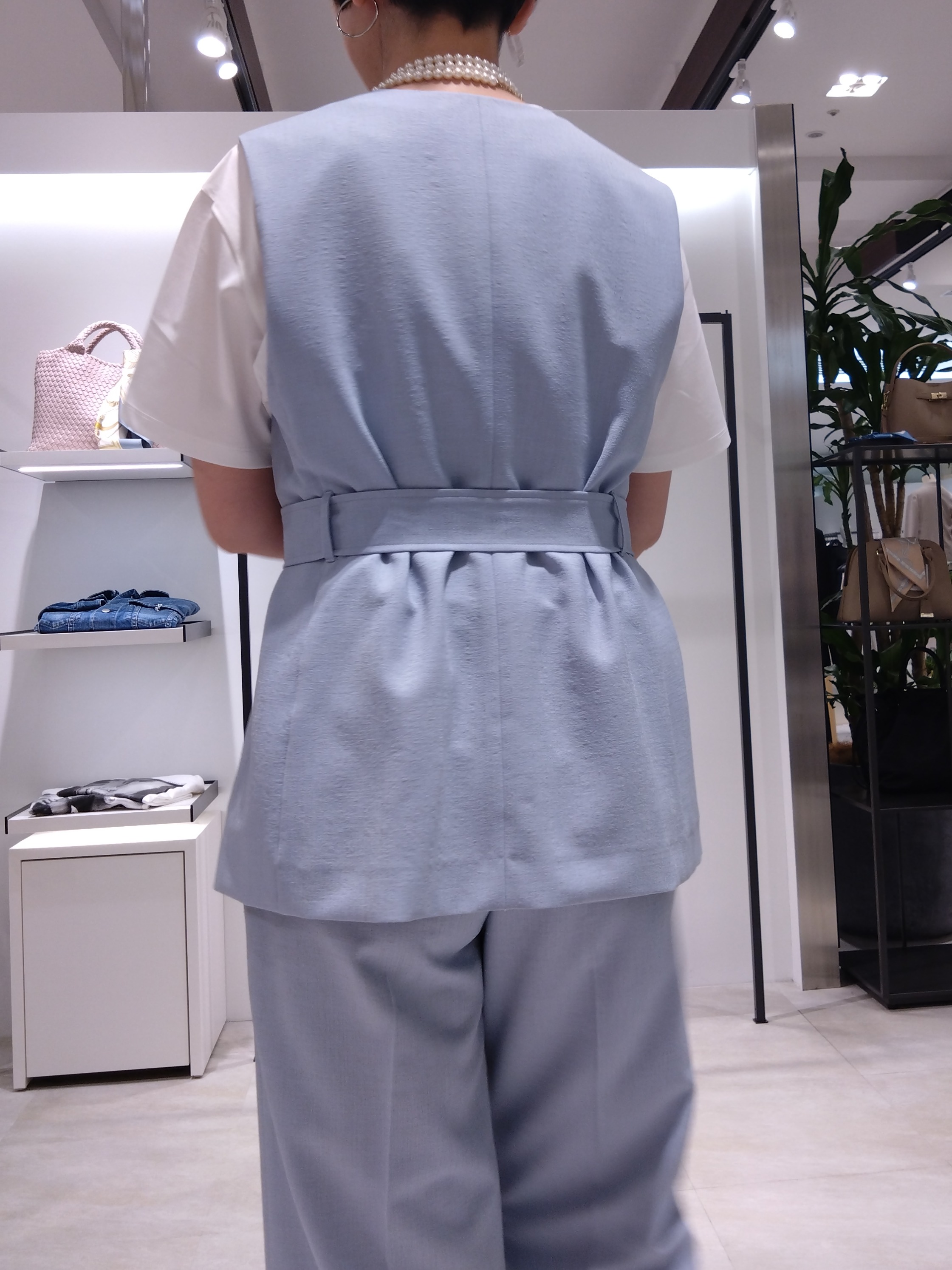 まちこさんの「UNTITLED｜◆【UV/接触冷感/セットアップ可】スラブワイドパンツ」を使ったコーディネート