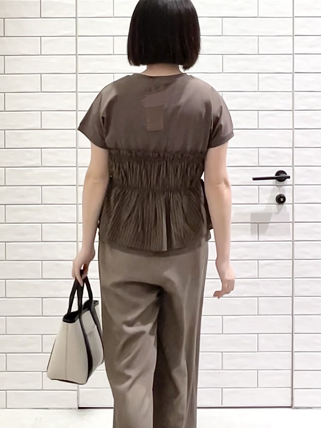 しおりさんの「OPAQUE.CLIP｜ビスチェドッキングTシャツ【洗濯機OK】」を使ったコーディネート