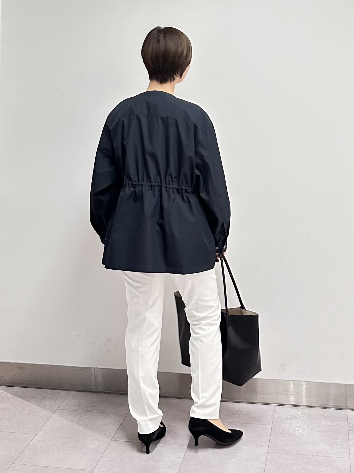 みなこさんの「UNTITLED｜【11色展開/体型カバー】前後2WAYフレンチスリーブニット」を使ったコーディネート