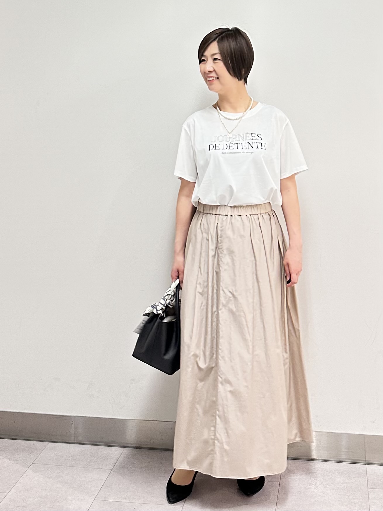みなこさんの「UNTITLED｜【ロゴ/プリント】グラフィックTシャツ」を使ったコーディネート