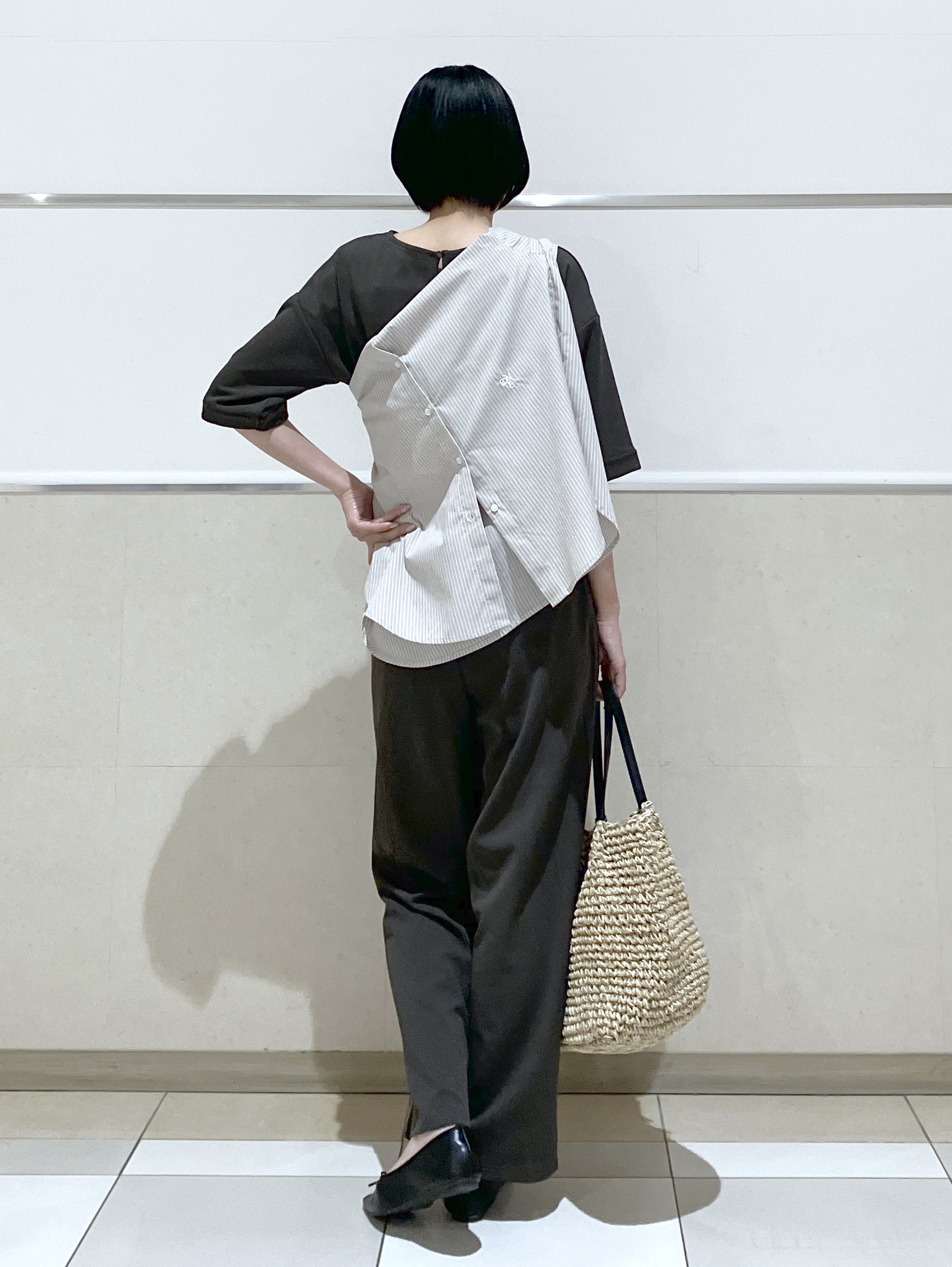 eriko さんの「Dessin｜【2点セット/洗える】ジョーゼットセットアップ」を使ったコーディネート