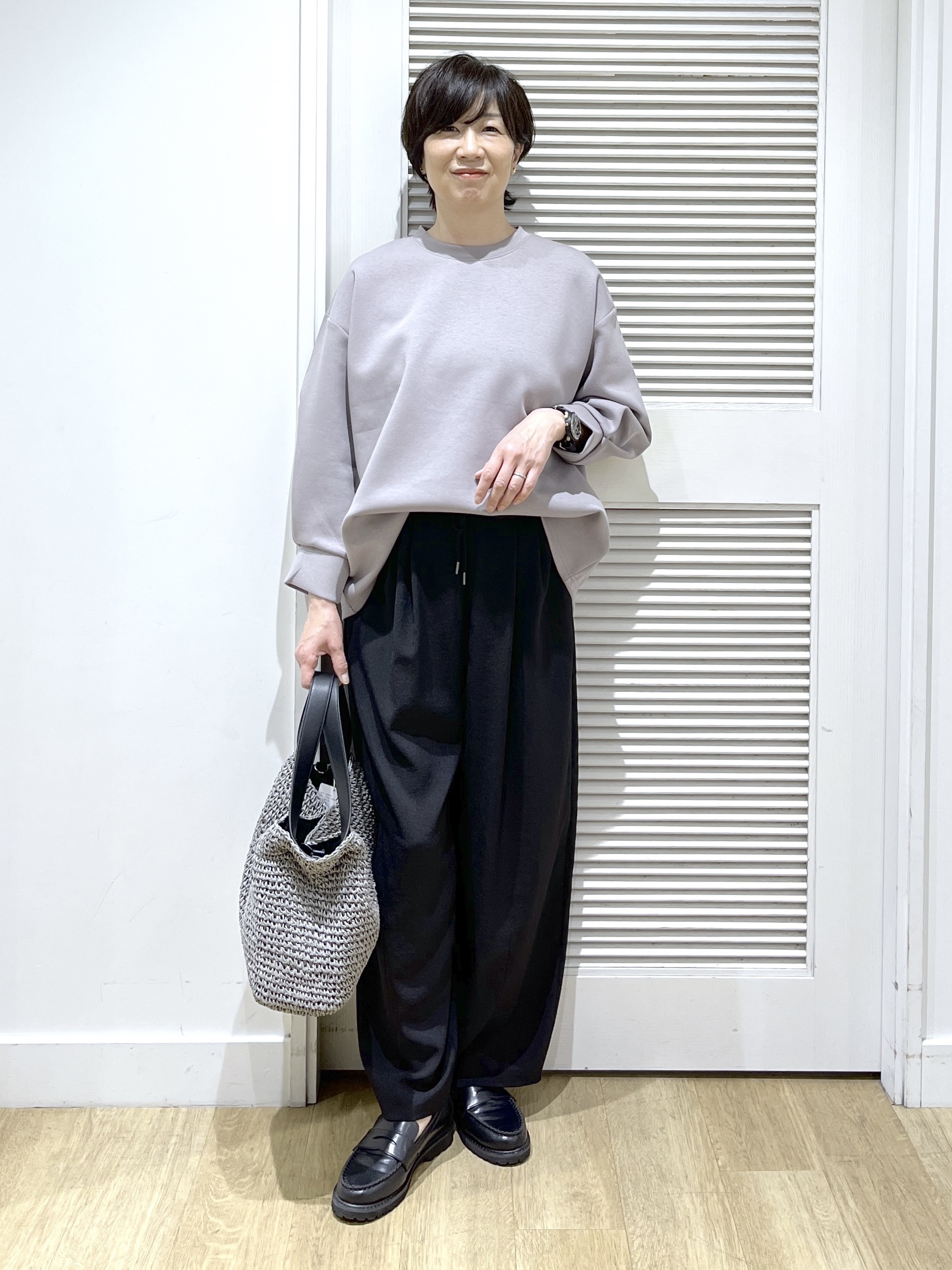 Miyazakiさんの「Dessin｜【洗える】8分袖ボンディングカットソー」を使ったコーディネート