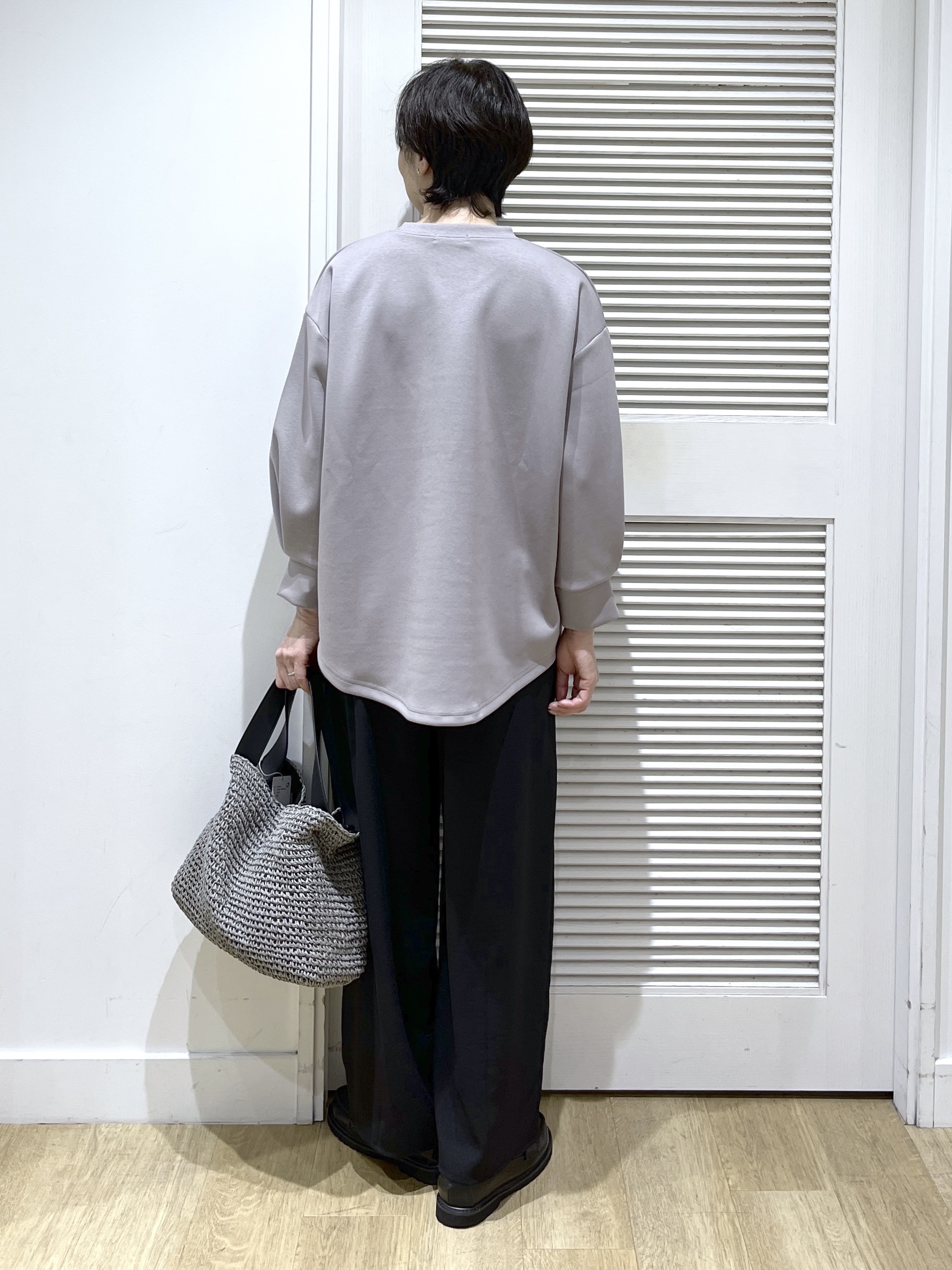 Miyazakiさんの「Dessin｜【洗える】8分袖ボンディングカットソー」を使ったコーディネート