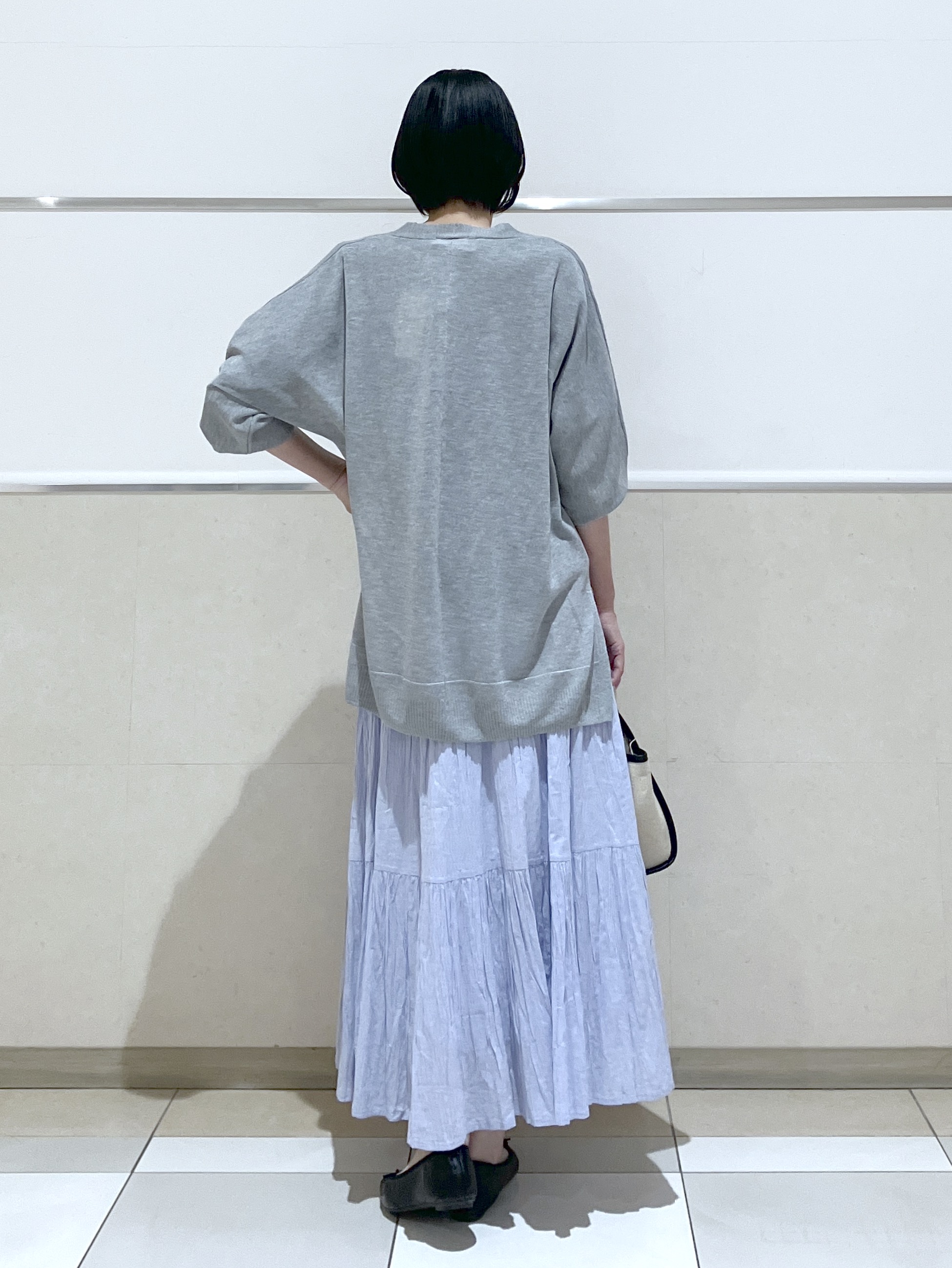 eriko さんの「Dessin｜【洗える】七分袖レースカットソー」を使ったコーディネート