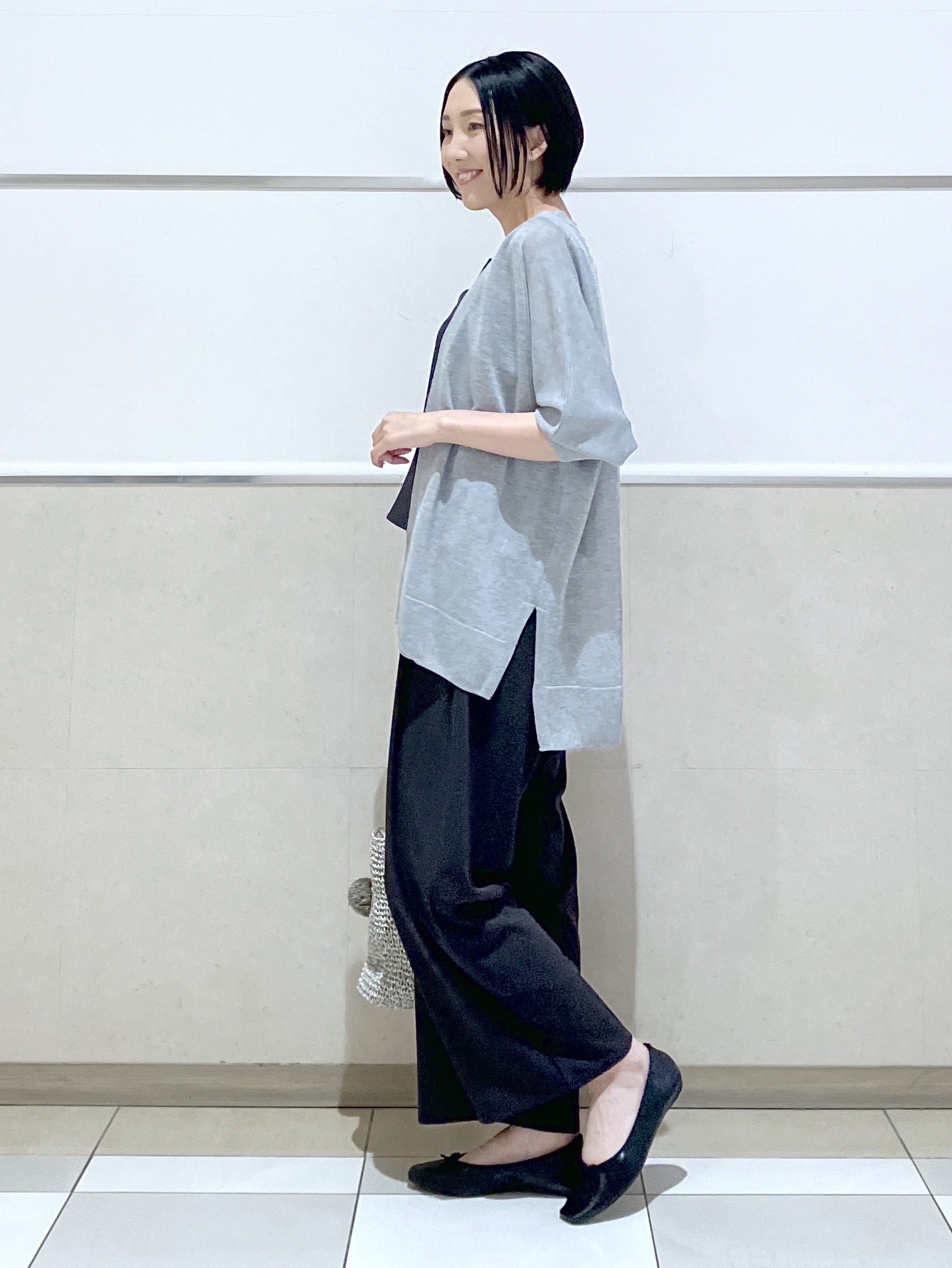 eriko さんの「Dessin｜【吸汗速乾/洗える】リラクシーキャミサロペット」を使ったコーディネート