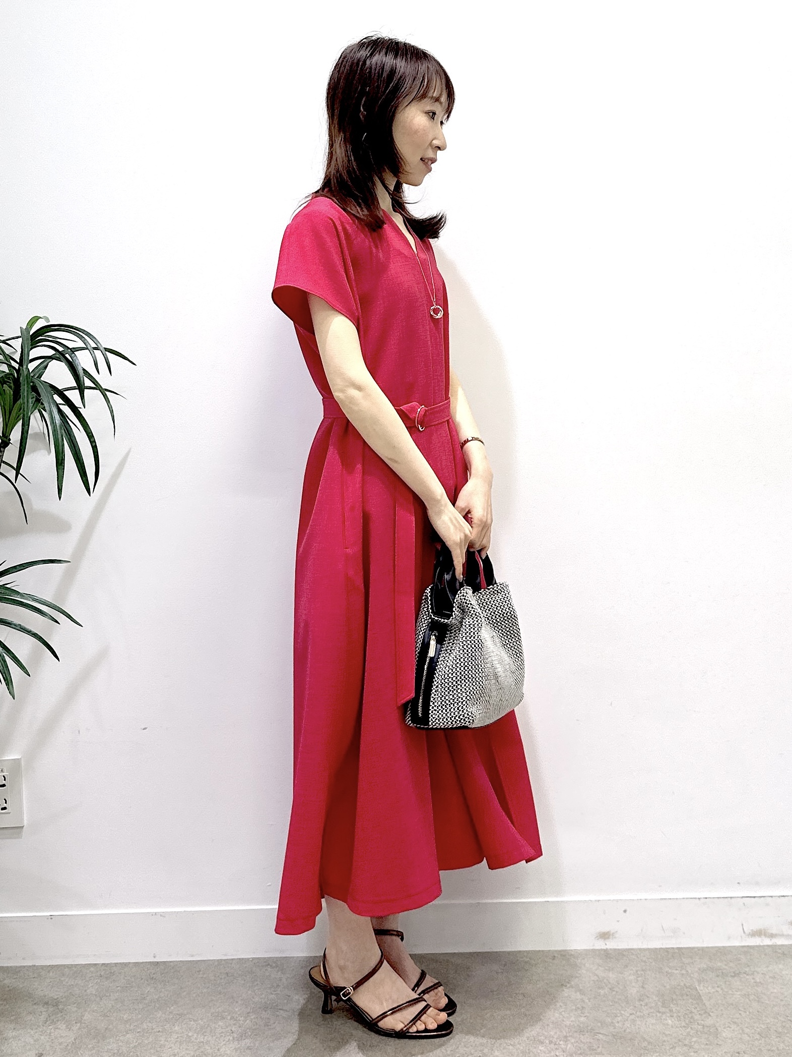Miwaさんの「UNTITLED｜【接触冷感/UVカット/遮熱機能】フライスジャージカーディガン」を使ったコーディネート