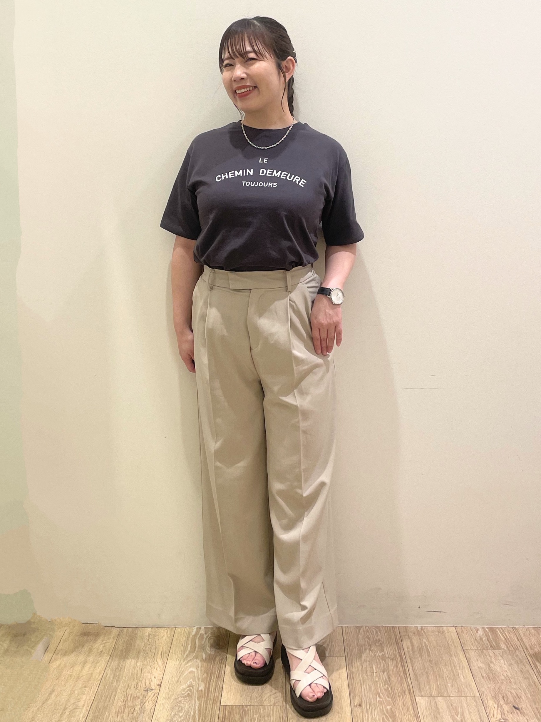 Keiさんの「index｜シアーローンシャツ【洗濯機OK】」を使ったコーディネート