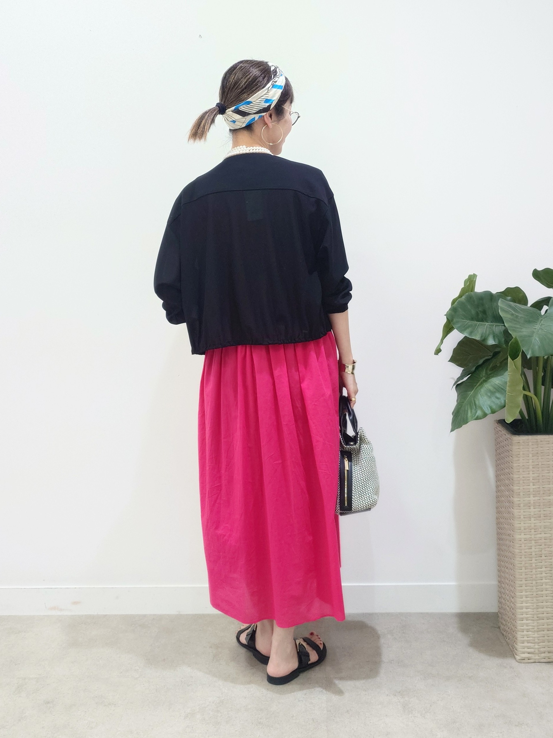 MUTSUKOさんの「UNTITLED｜◆【洗える】シアーブルゾン」を使ったコーディネート