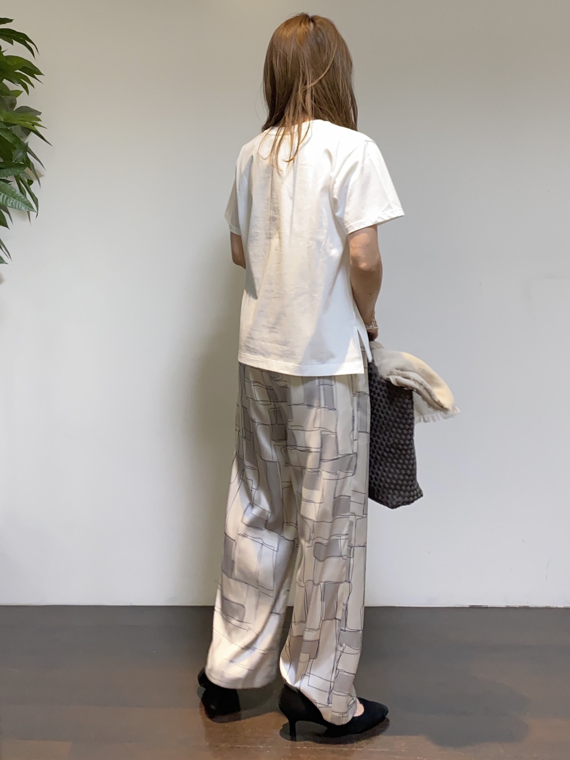 tomoさんの「UNTITLED｜◆【セットアップ可/はっ水】シャイニータイプライターブルゾン」を使ったコーディネート