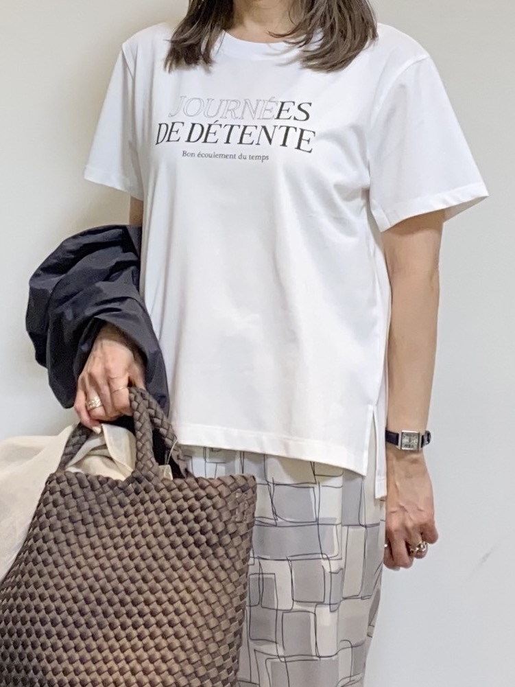 tomoさんの「UNTITLED｜◆【セットアップ可/はっ水】シャイニータイプライターブルゾン」を使ったコーディネート