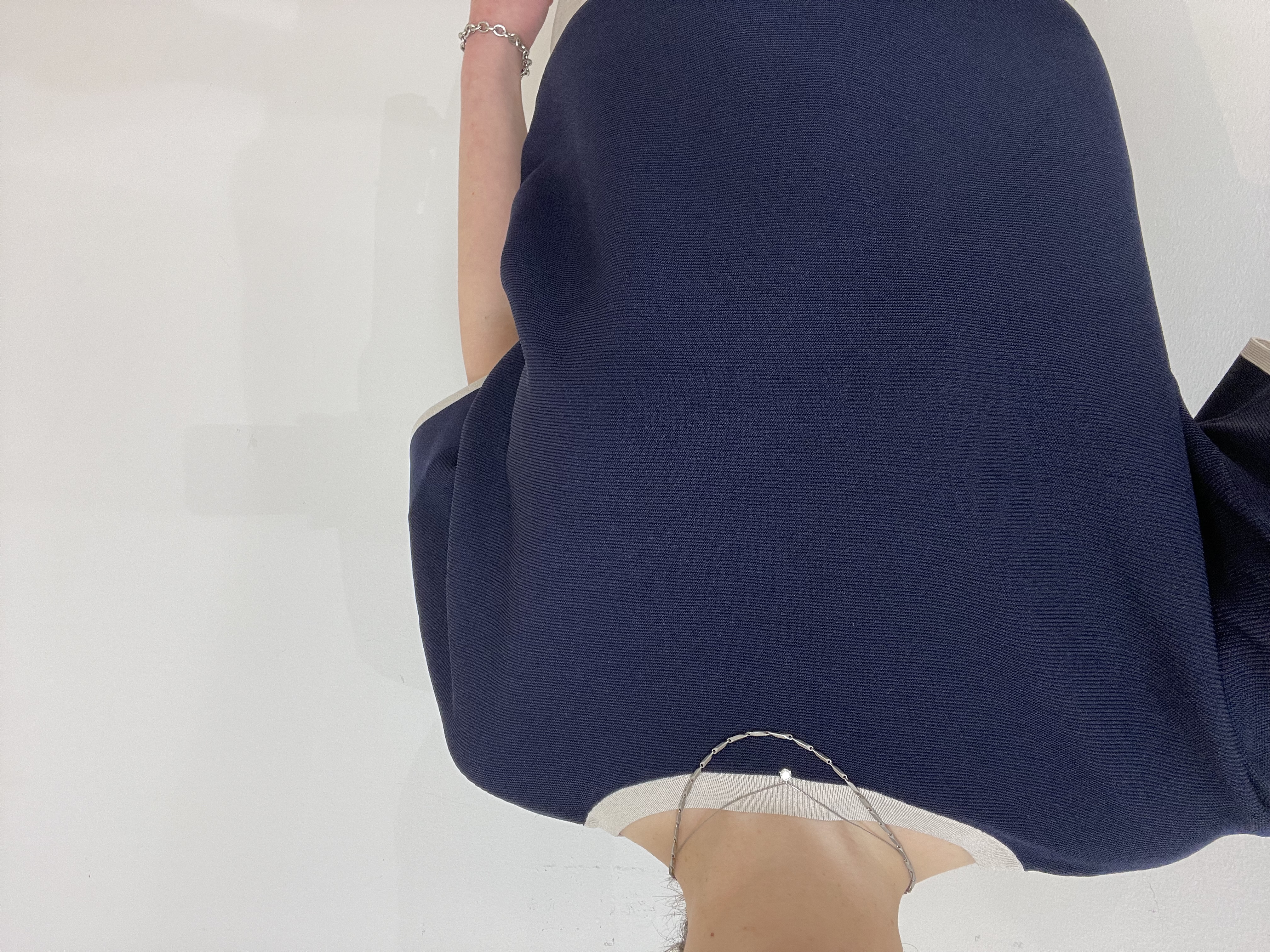 Wachiさんの「UNTITLED｜【11色展開/体型カバー】前後2WAYフレンチスリーブニット」を使ったコーディネート