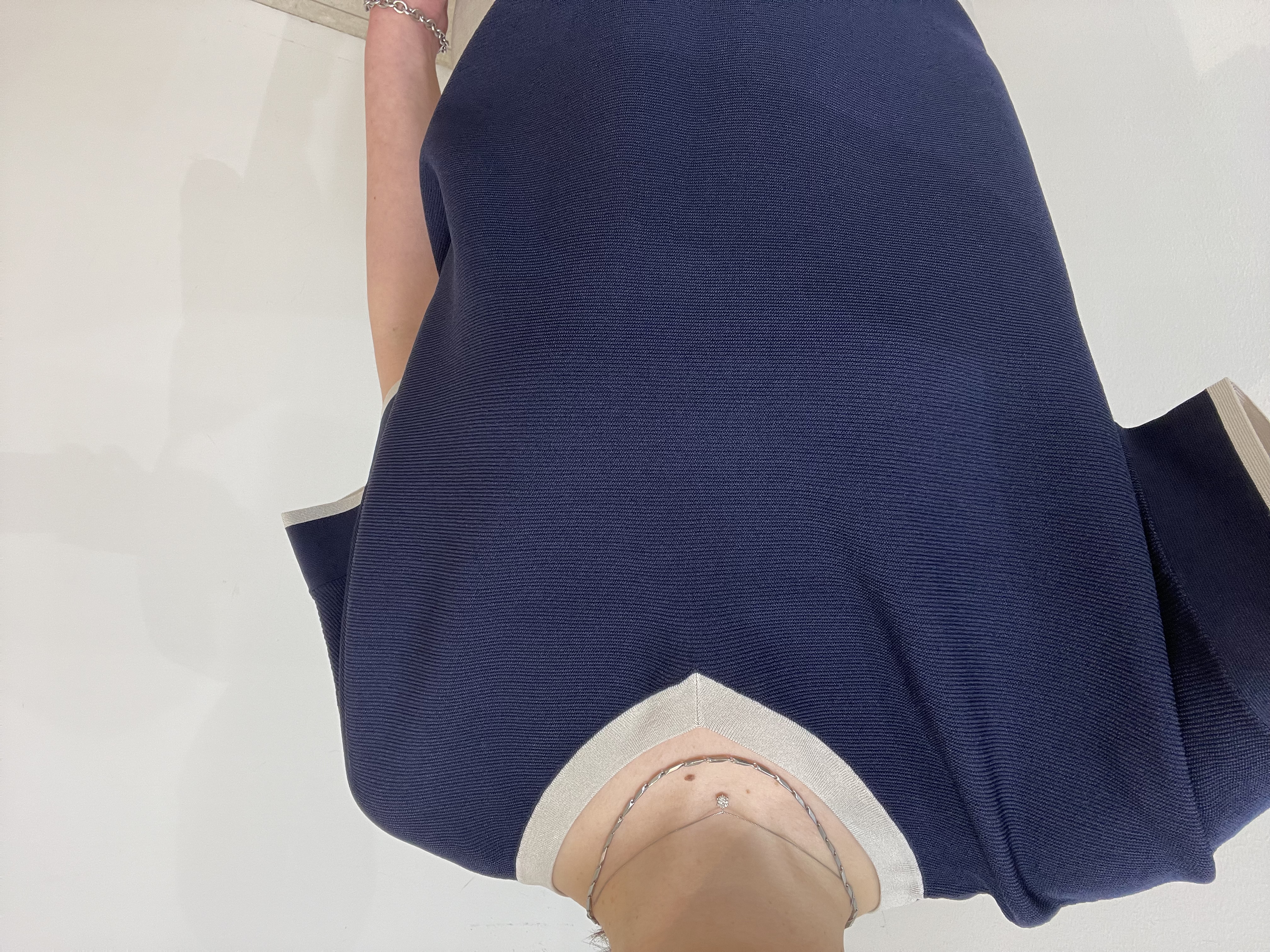 Wachiさんの「UNTITLED｜【11色展開/体型カバー】前後2WAYフレンチスリーブニット」を使ったコーディネート