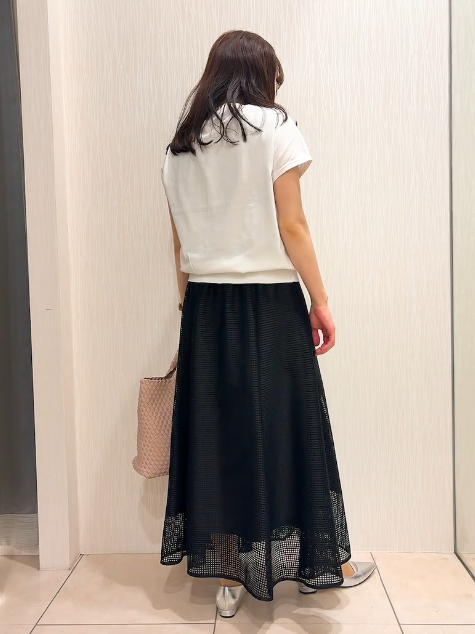 SAHOさんの「UNTITLED｜【9色展開/アンサンブル可/洗える】コットンベーシックニット」を使ったコーディネート