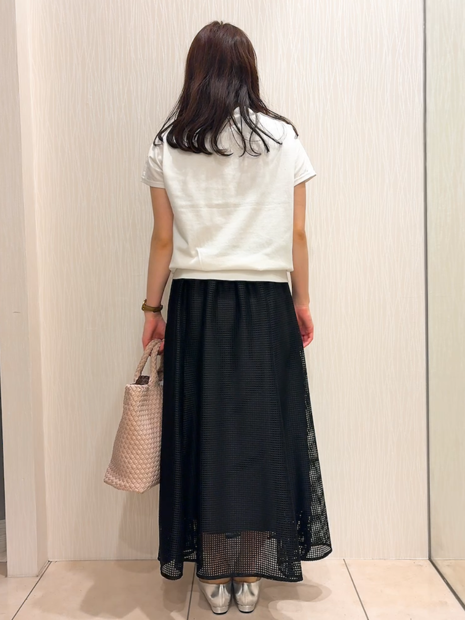 SAHOさんの「UNTITLED｜【9色展開/アンサンブル可/洗える】コットンベーシックニット」を使ったコーディネート