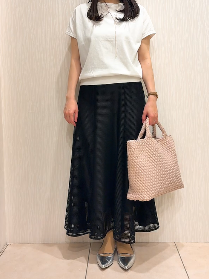 SAHOさんの「UNTITLED｜【9色展開/アンサンブル可/洗える】コットンベーシックニット」を使ったコーディネート